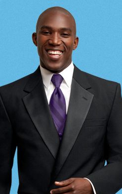 Joseph & Feiss Double-Breasted Black Notch Lapel