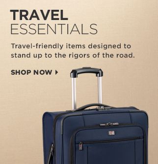 Travel-friendly items designed to stand up the rigors of the road