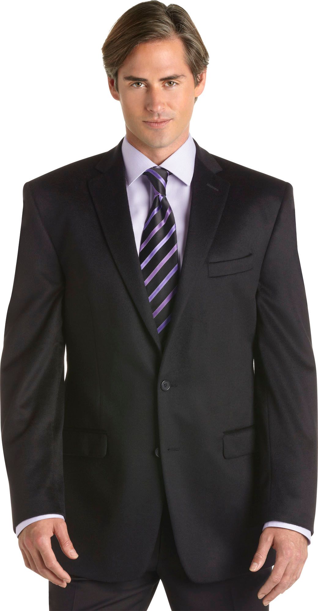 Calvin Klein Black Cashmere Slim Fit Sport Coat