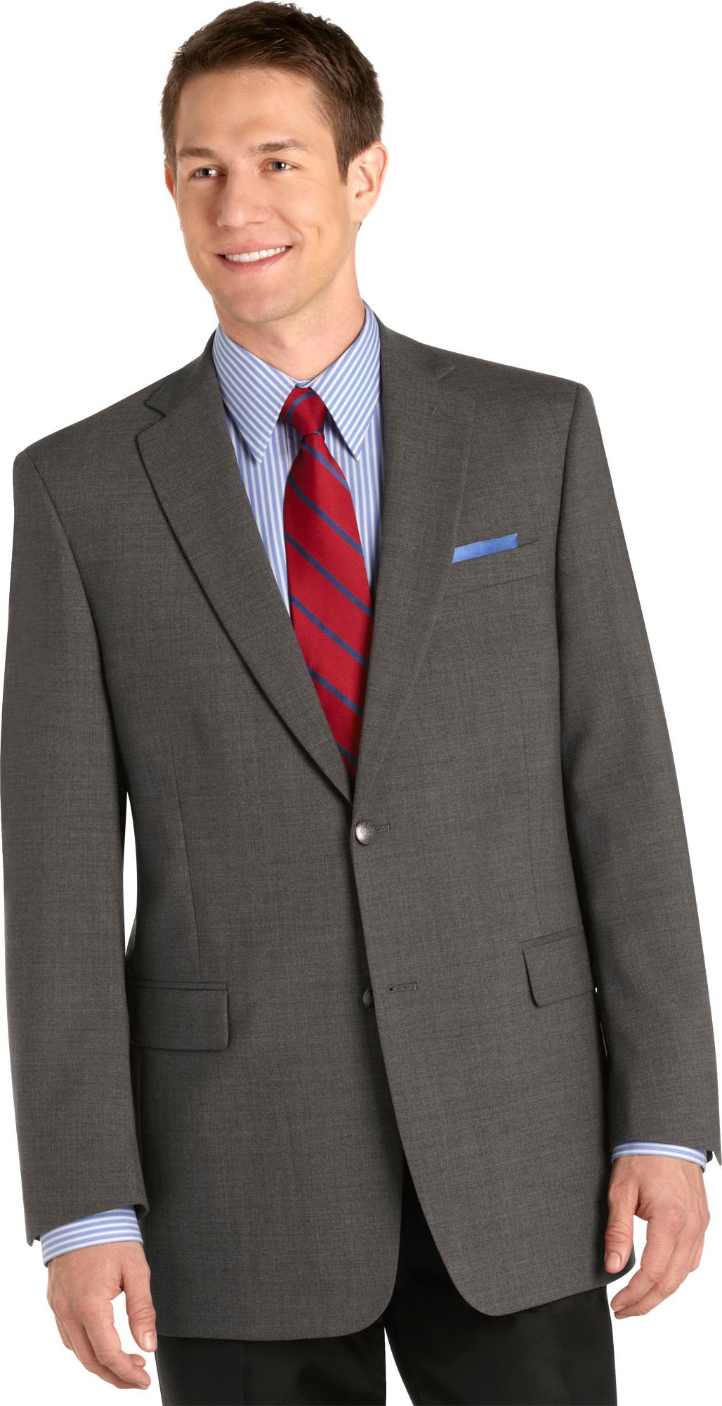 Austin Reed Gray Portly Blazer