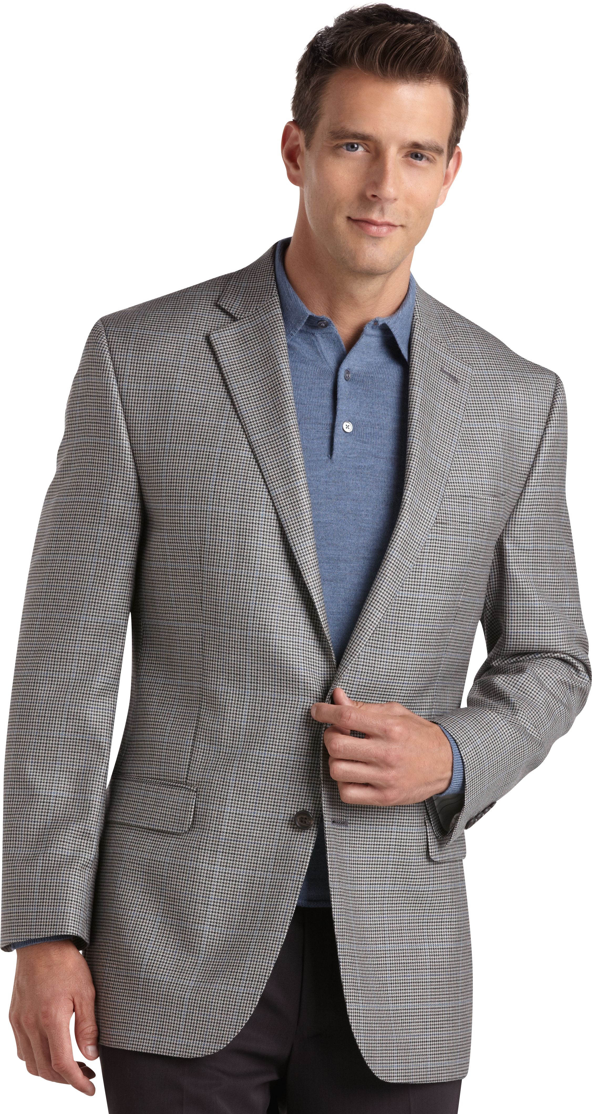 Lauren by Ralph Lauren Gray Check Sport Coat