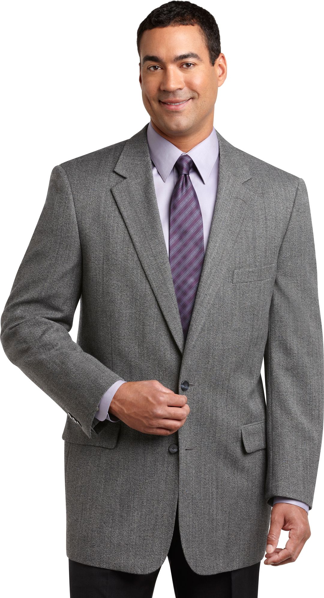 Joseph & Feiss Gold Tic Sport Coat, Gray Check