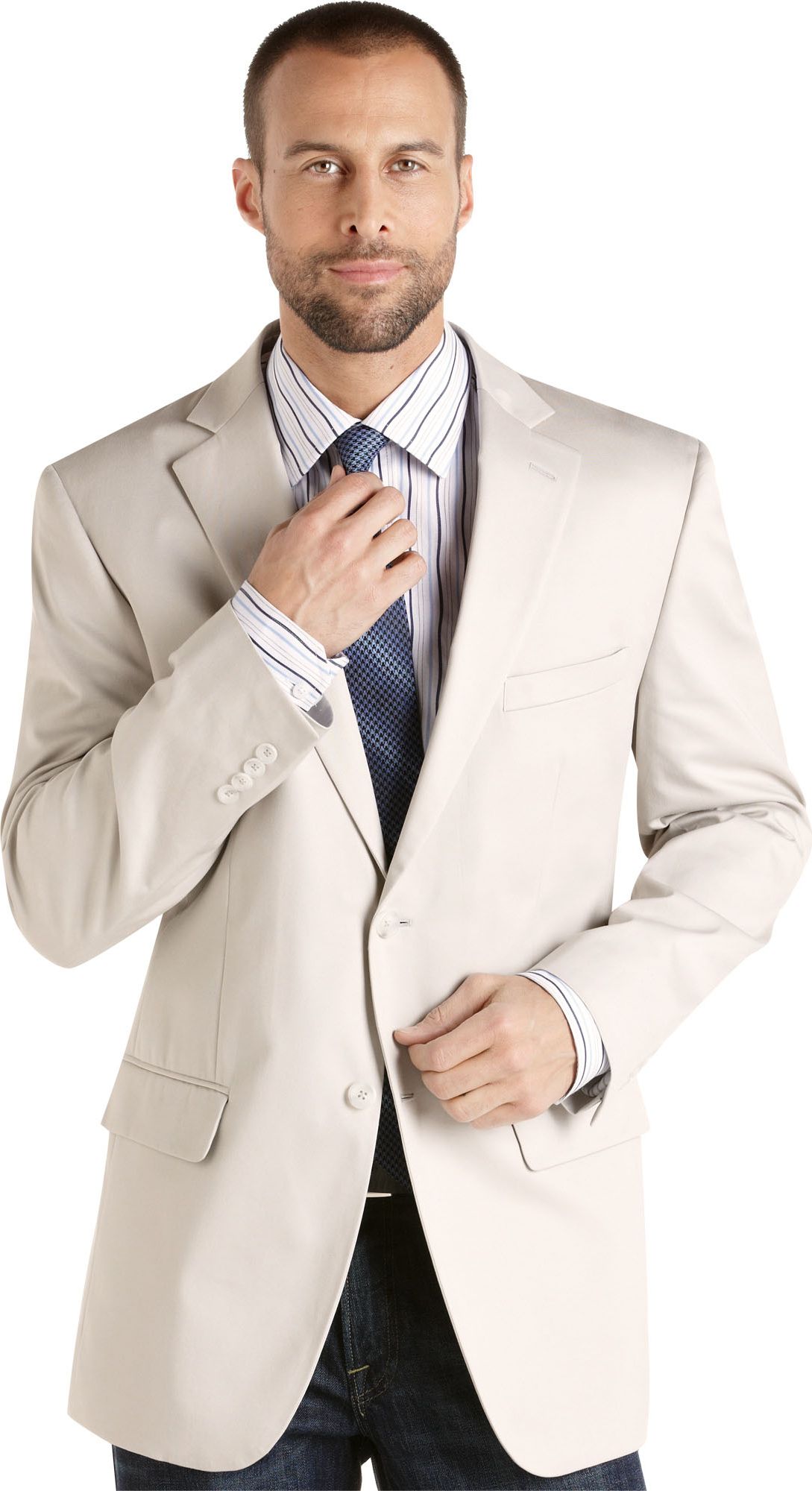 Pronto Uomo Tan Cotton Blazer
