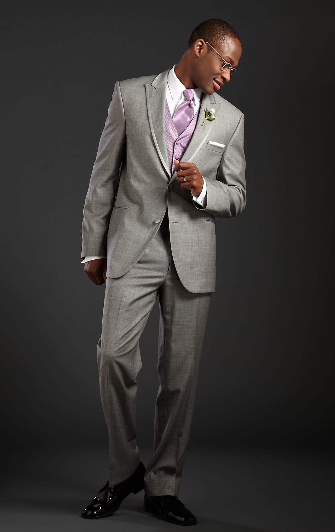 Calvin Klein Two-Button Super 100s Notch Lapel