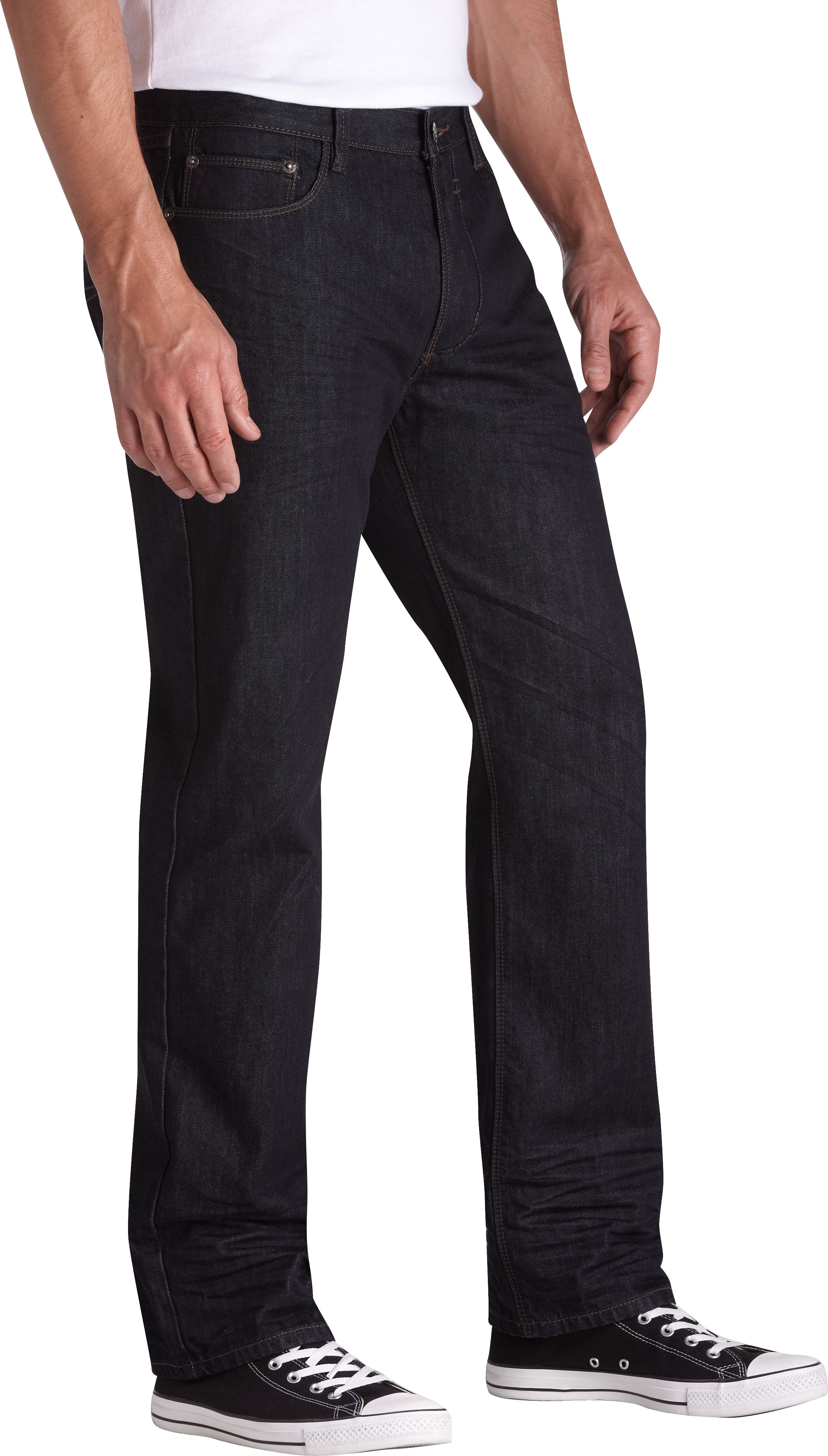 Pronto Blue Modern Fit Jeans, Dark Blue Wash