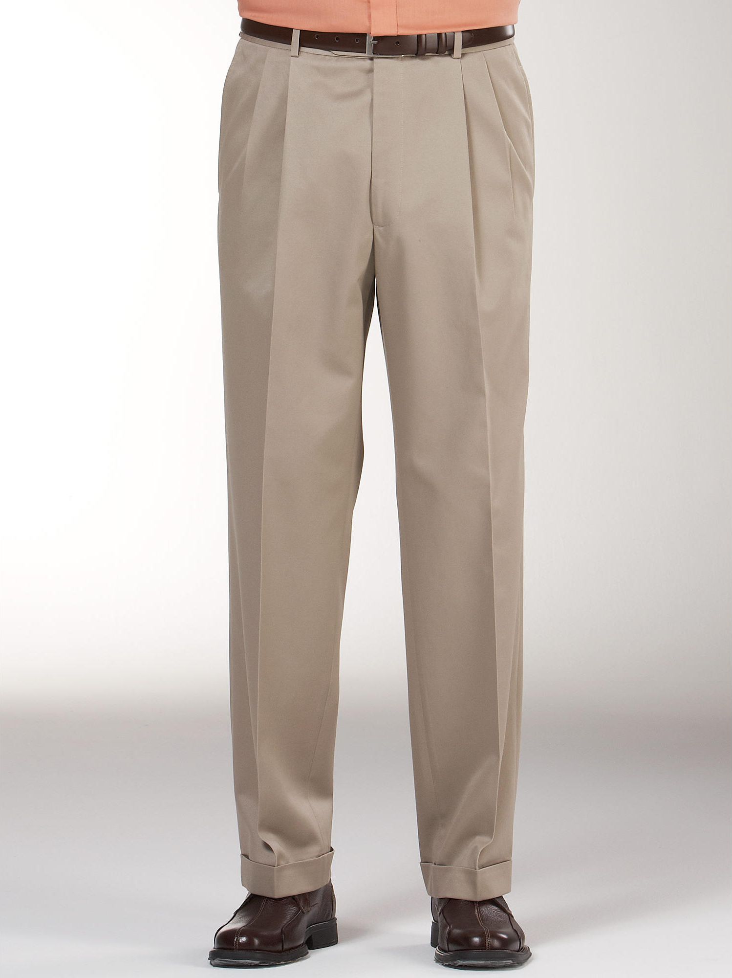 Joseph & Feiss Khaki Cotton Slacks