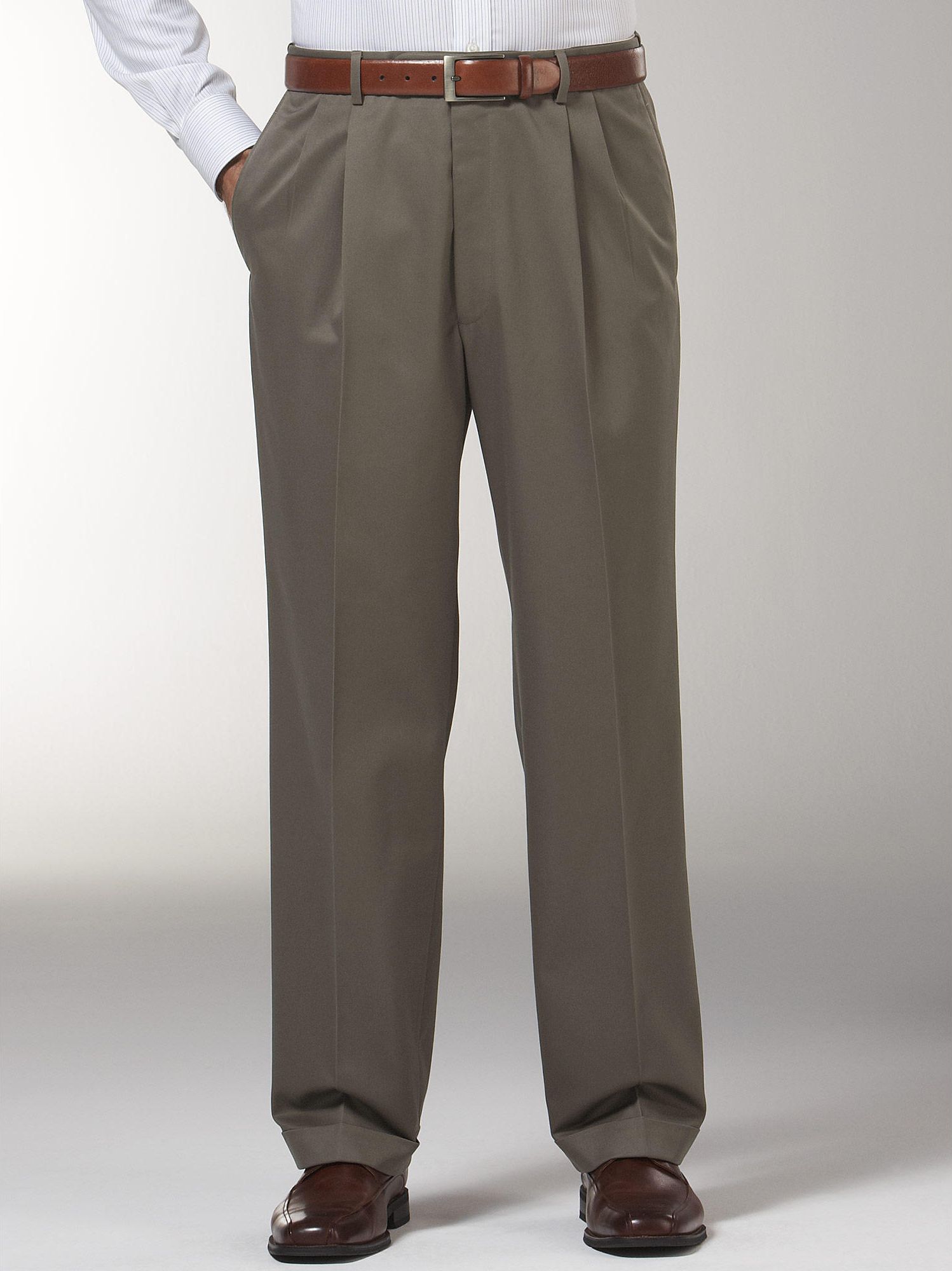Joseph & Feiss Olive Cotton Slacks