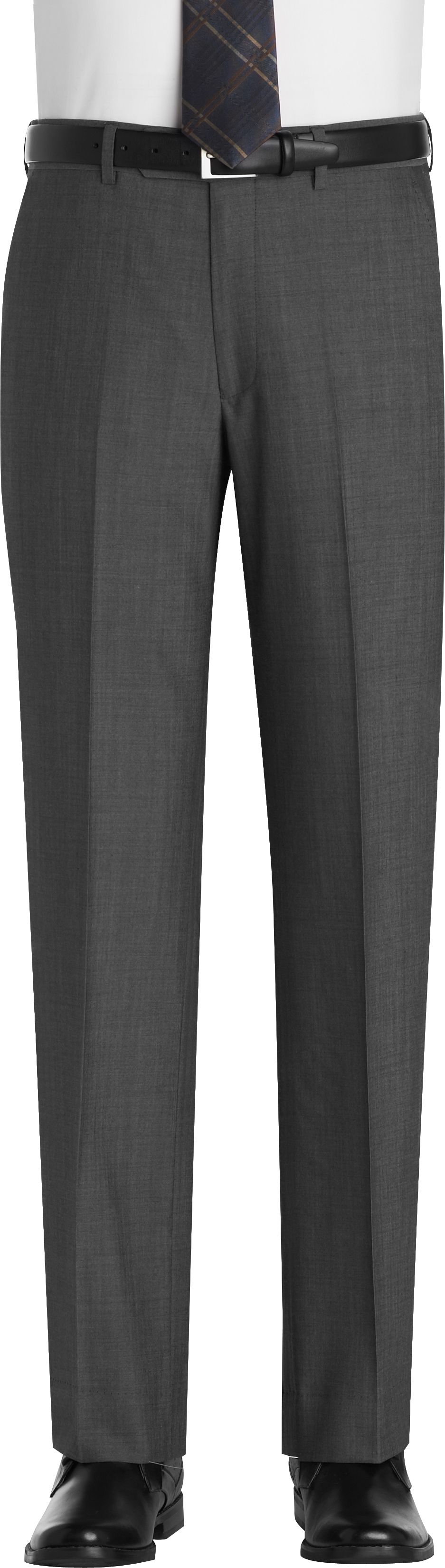 Pronto Uomo Charcoal Tic Modern Fit Slacks