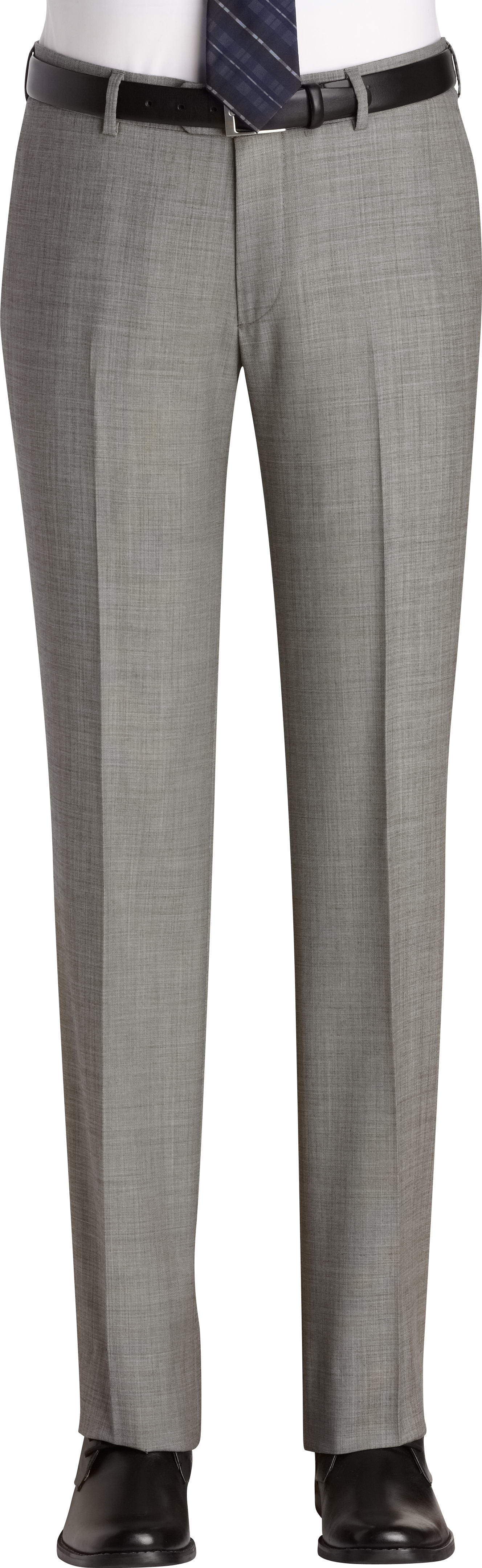 Egara Black and White Sharkskin Slim Fit Suit Separates Slacks