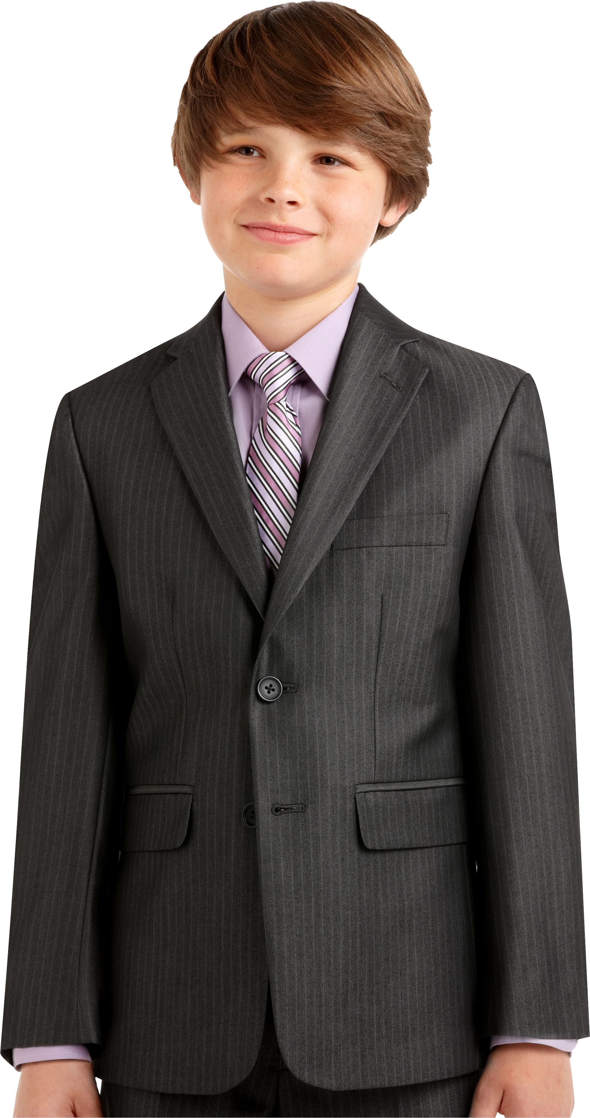 Joseph & Feiss Boys Charcoal Stripe Suit Separates Coat
