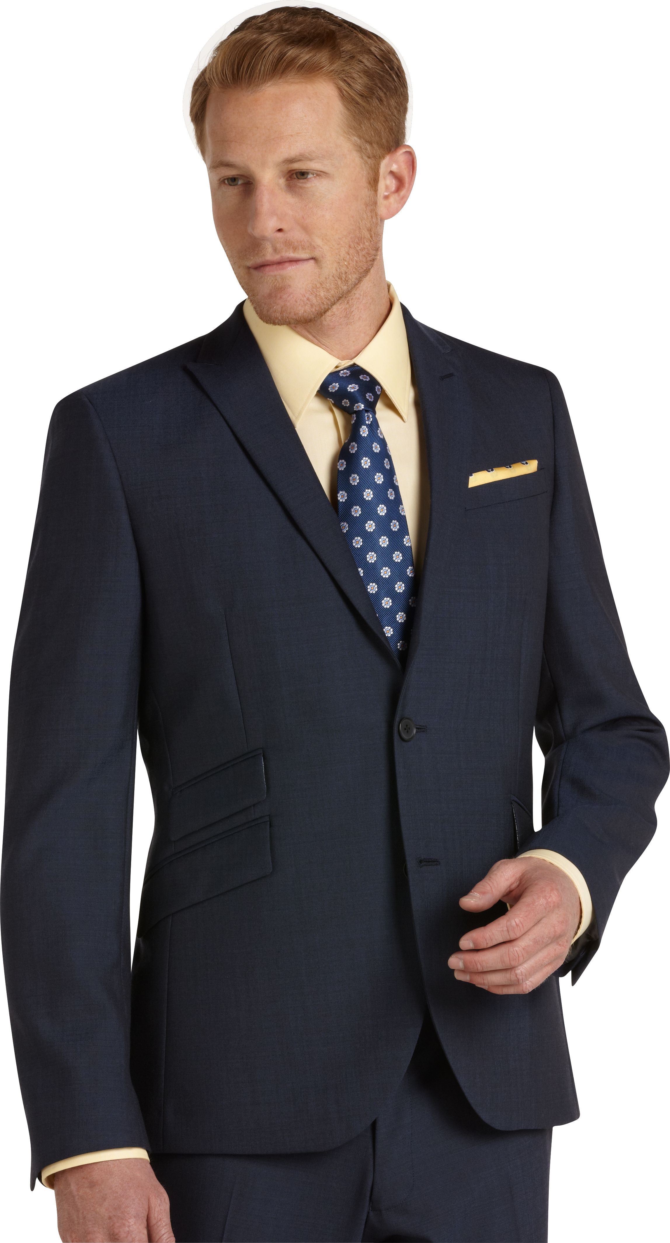 Alta Moda Blue Slim Fit Suit