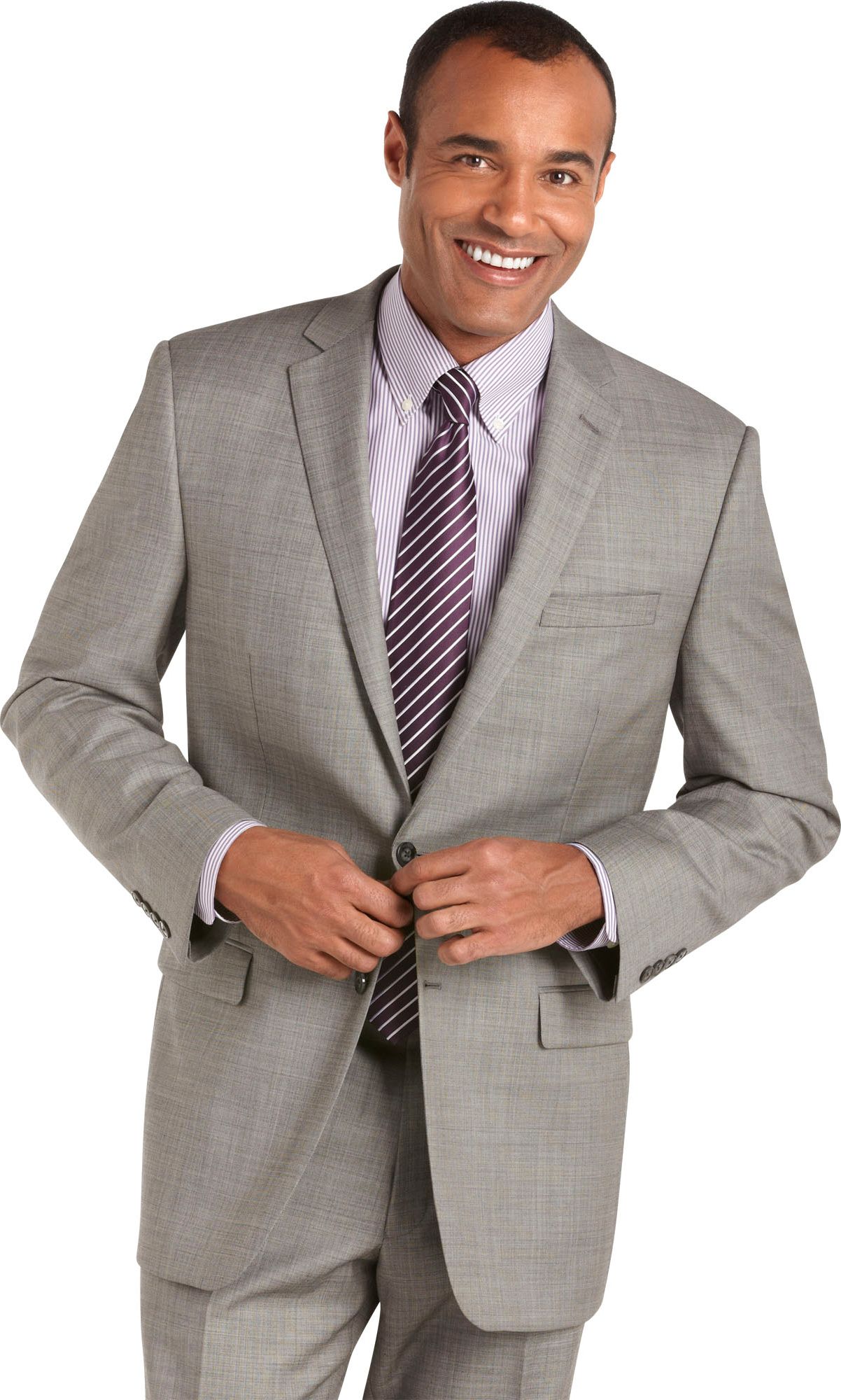 Calvin Klein Gray Modern Fit Suit