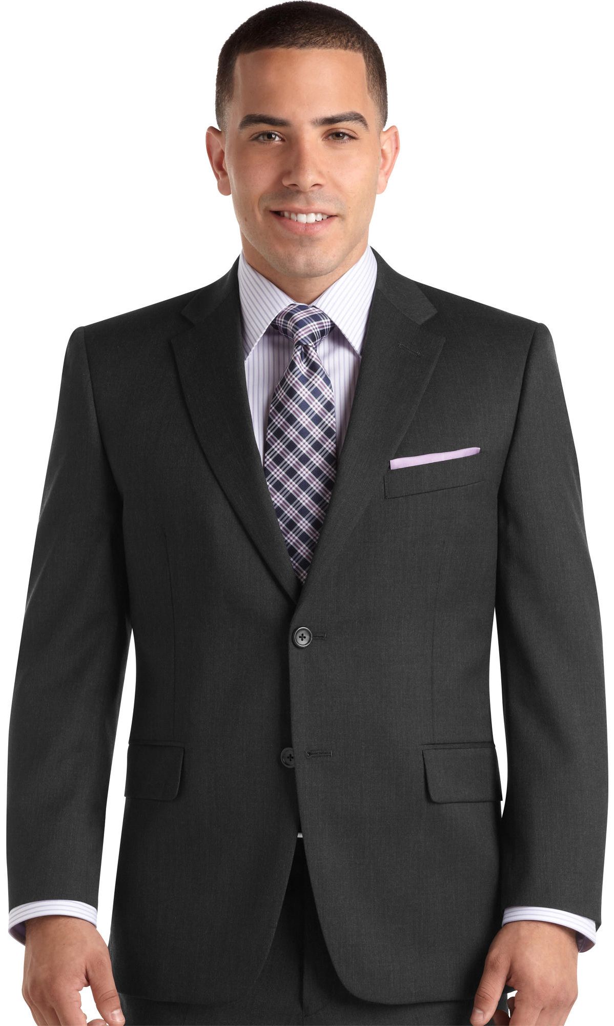 Jones New York Charcoal Extra Short Suit