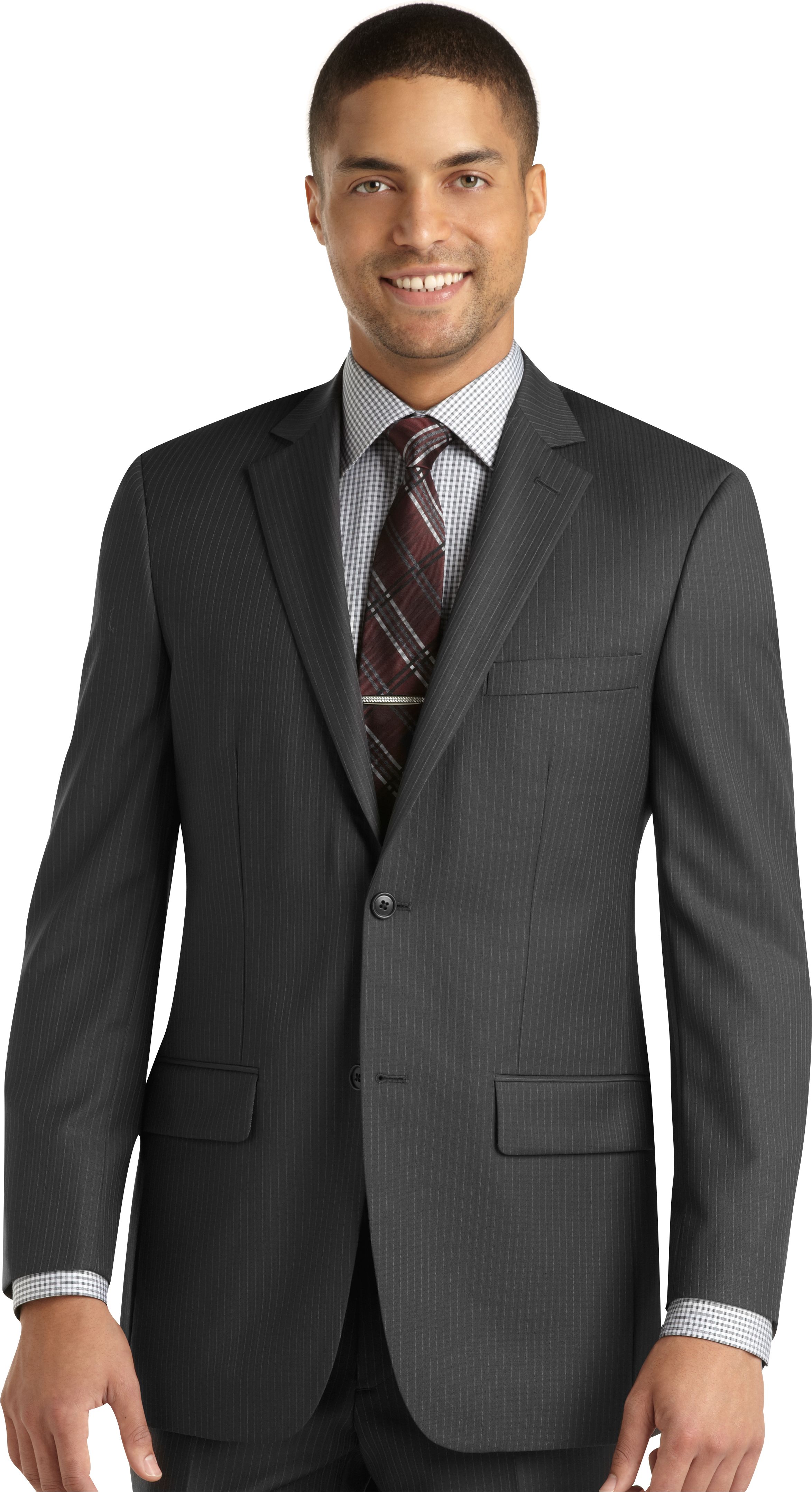 Pronto Uomo Gray Stripe Suit