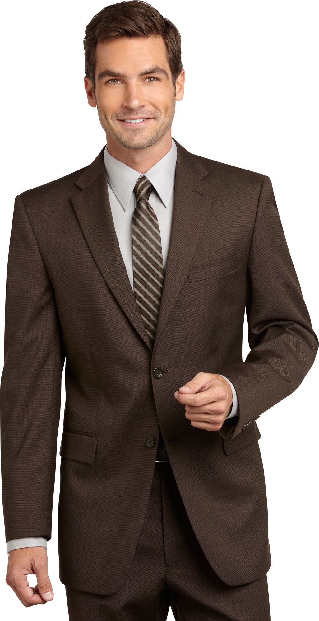 Jones New York Brown Tic Suit