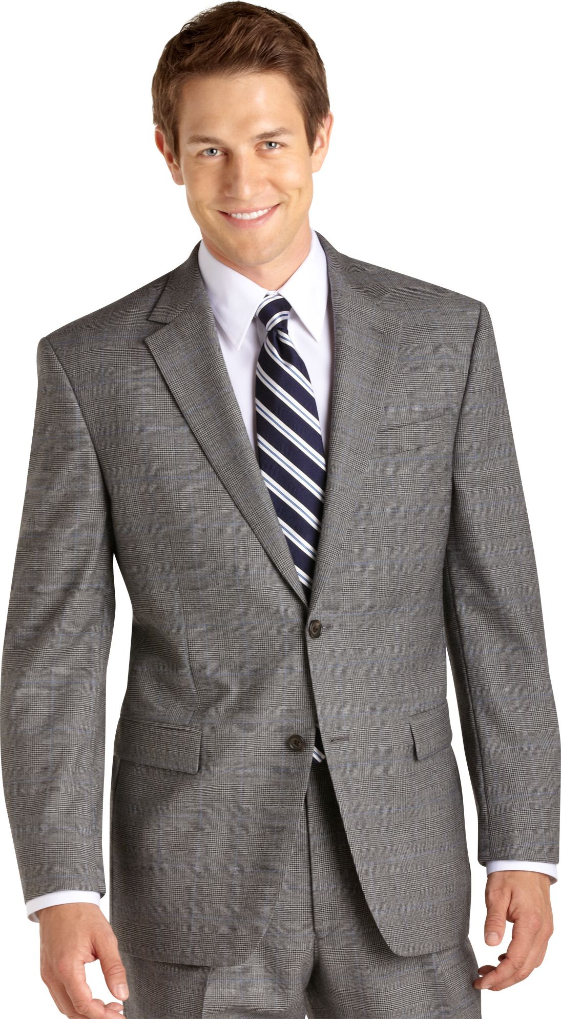 Lauren by Ralph Lauren Black & White Plaid Suit
