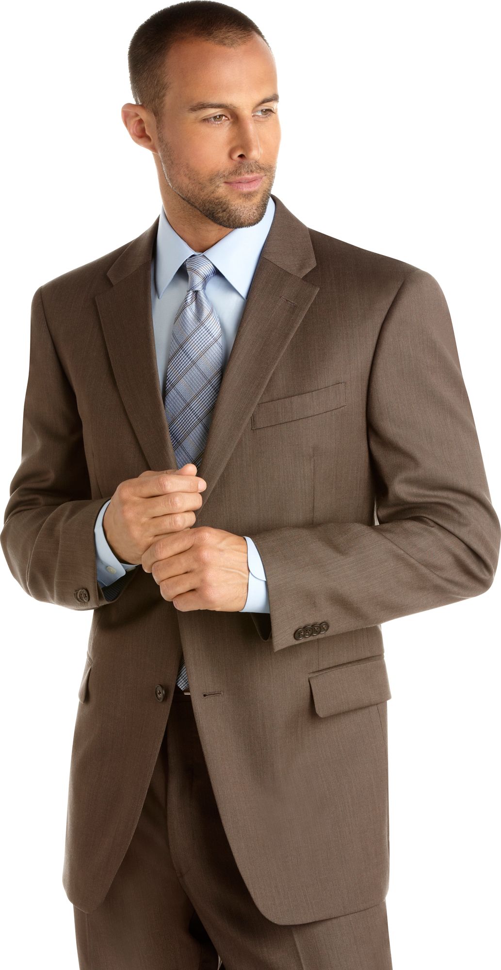 Tommy Hilfiger Olive Ribbed Modern Fit Suit