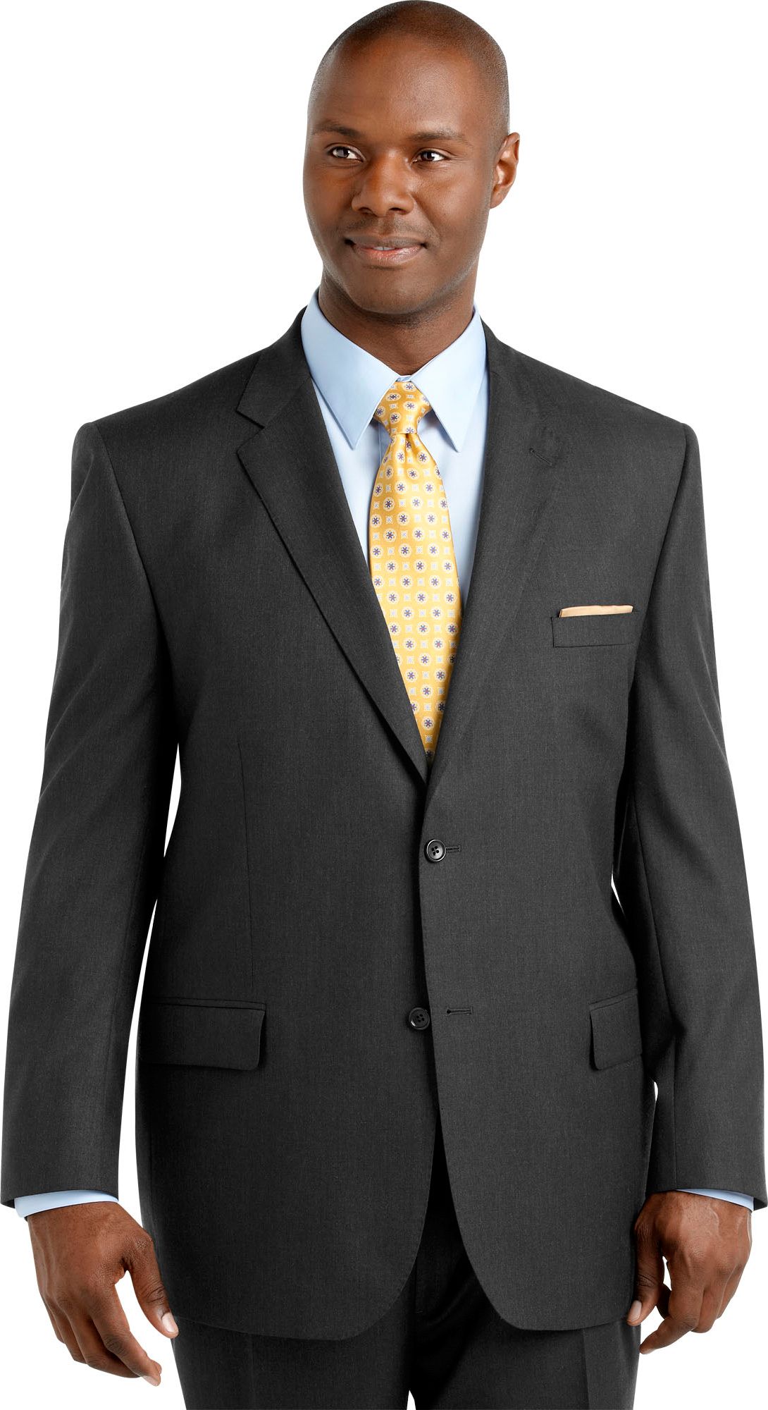 Joseph & Feiss Gold Suit, Charcoal