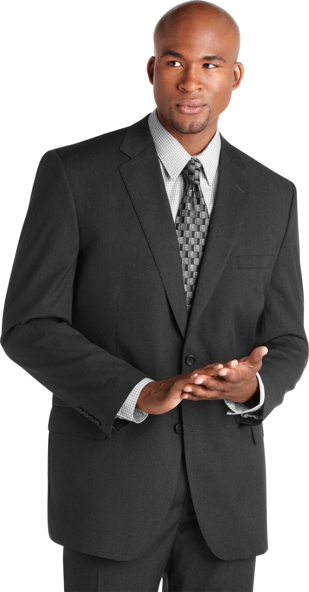 Joseph & Feiss Gold Portly Suit Charcoal