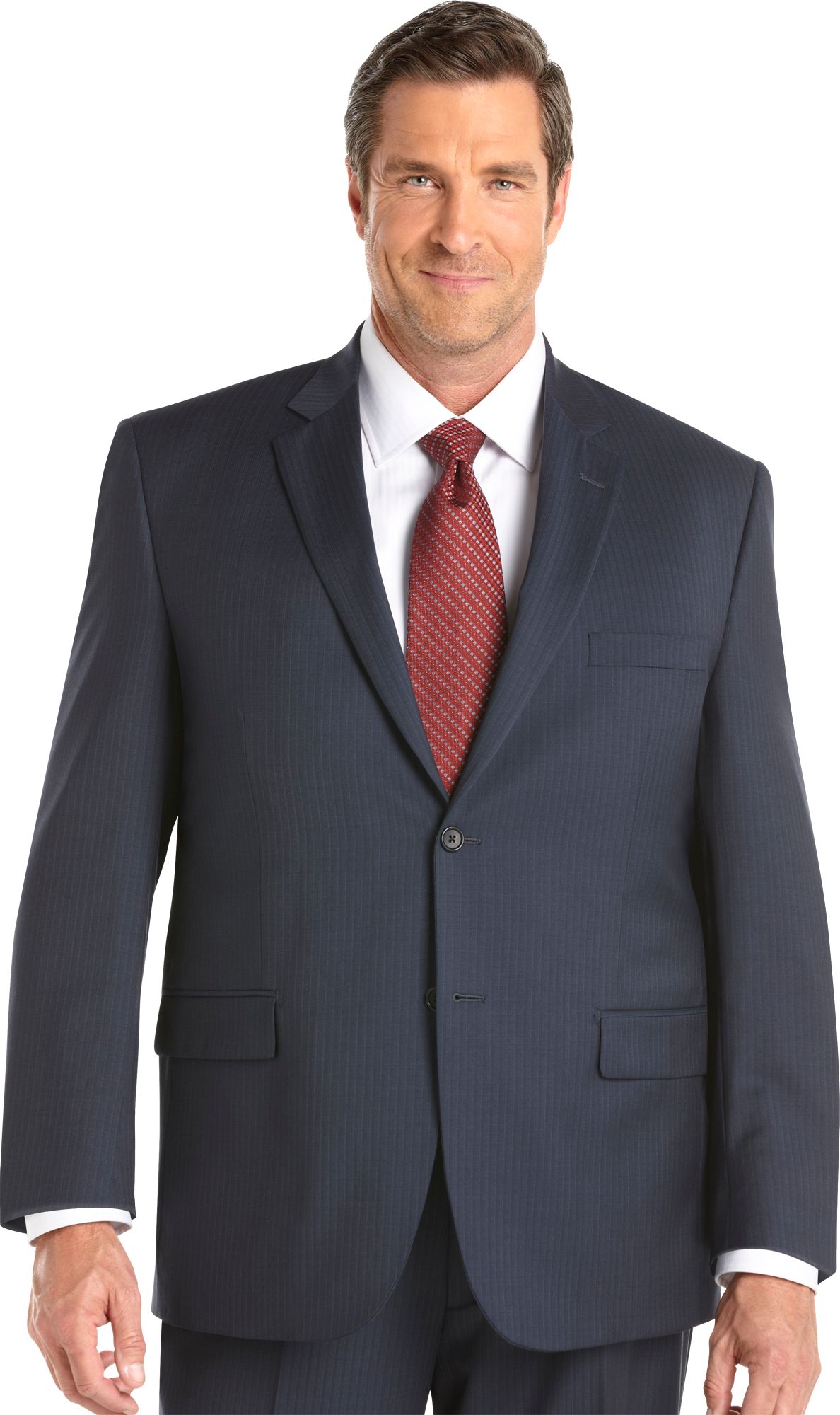 Pronto Uomo Signature Blue Multistripe Suit