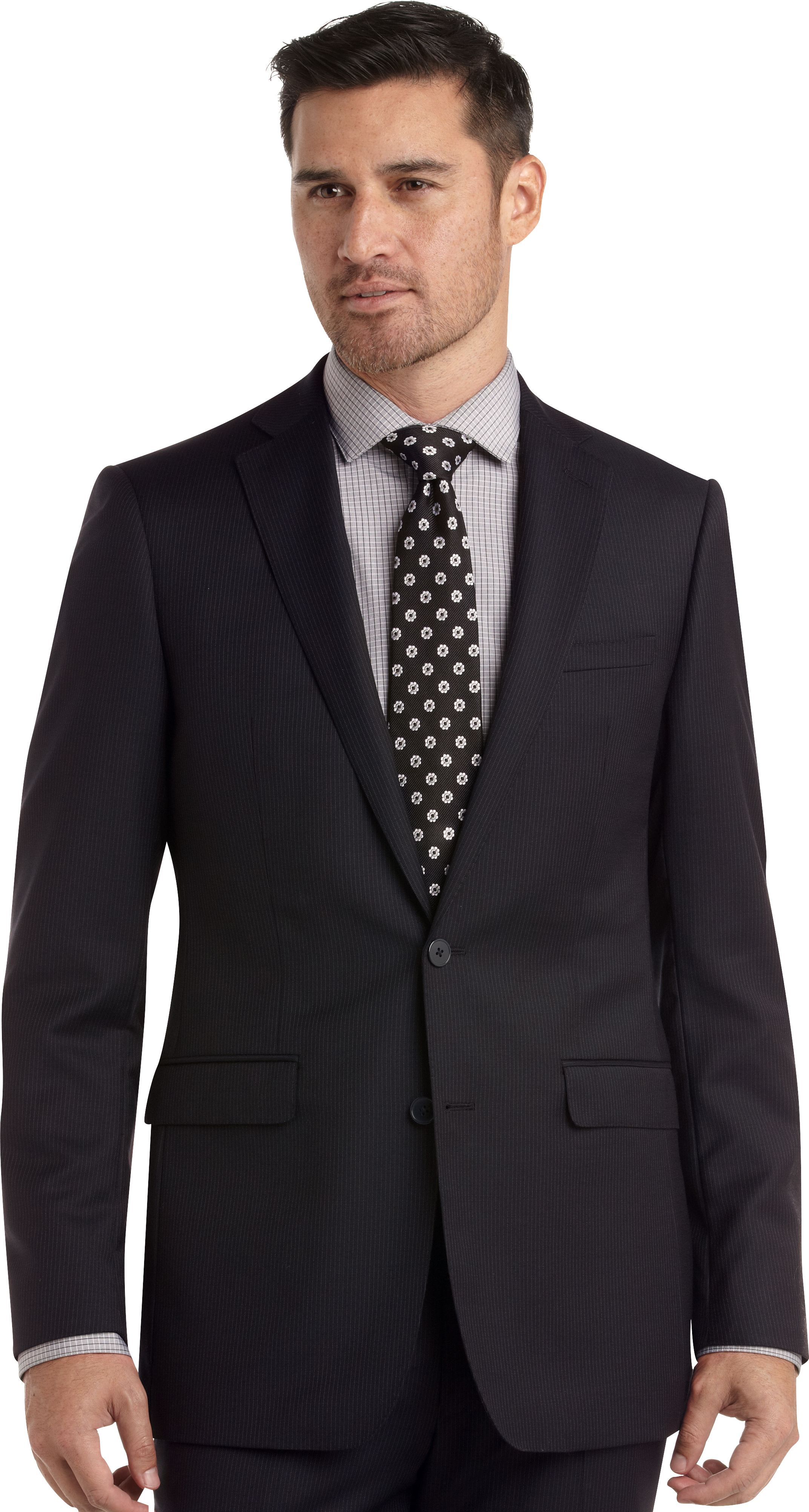 Calvin Klein Navy Stripe Extreme Slim Fit Suit