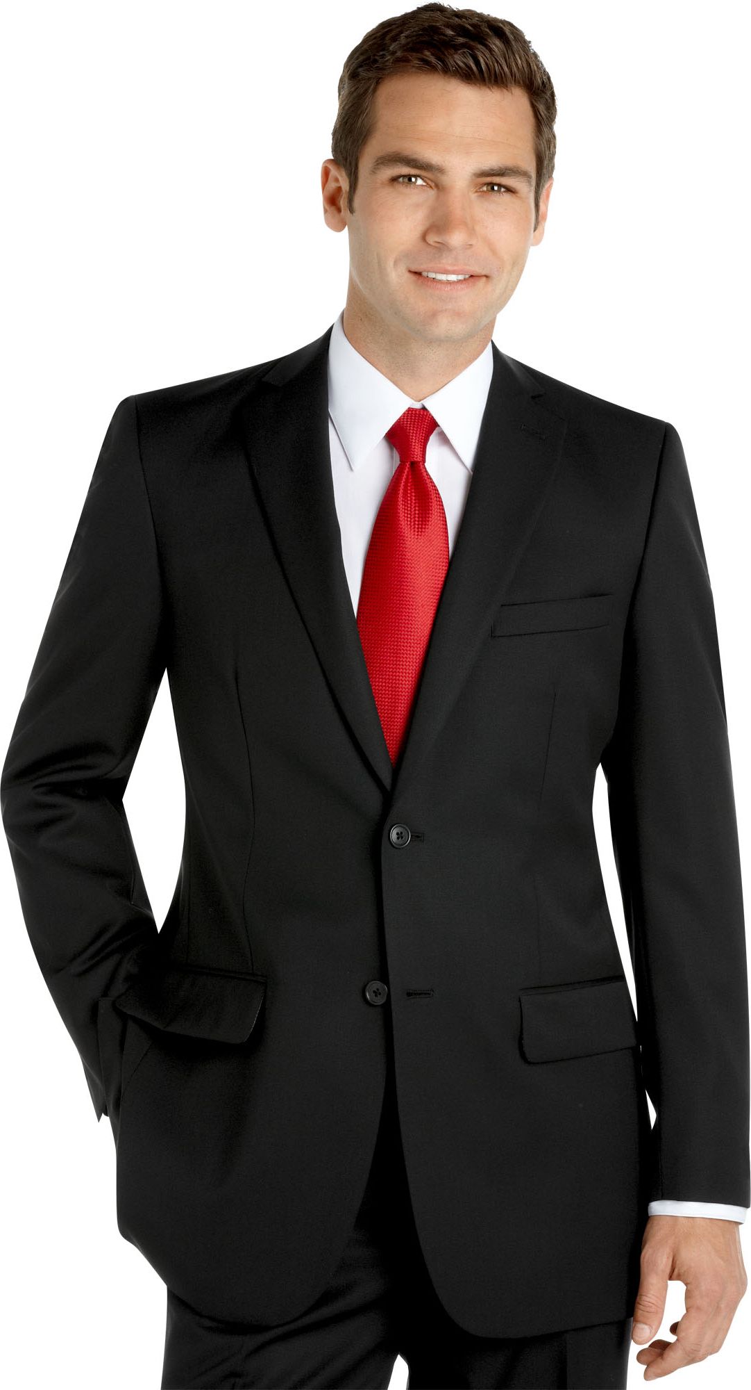 Wilke Rodriguez Black Solid Slim Fit Suit
