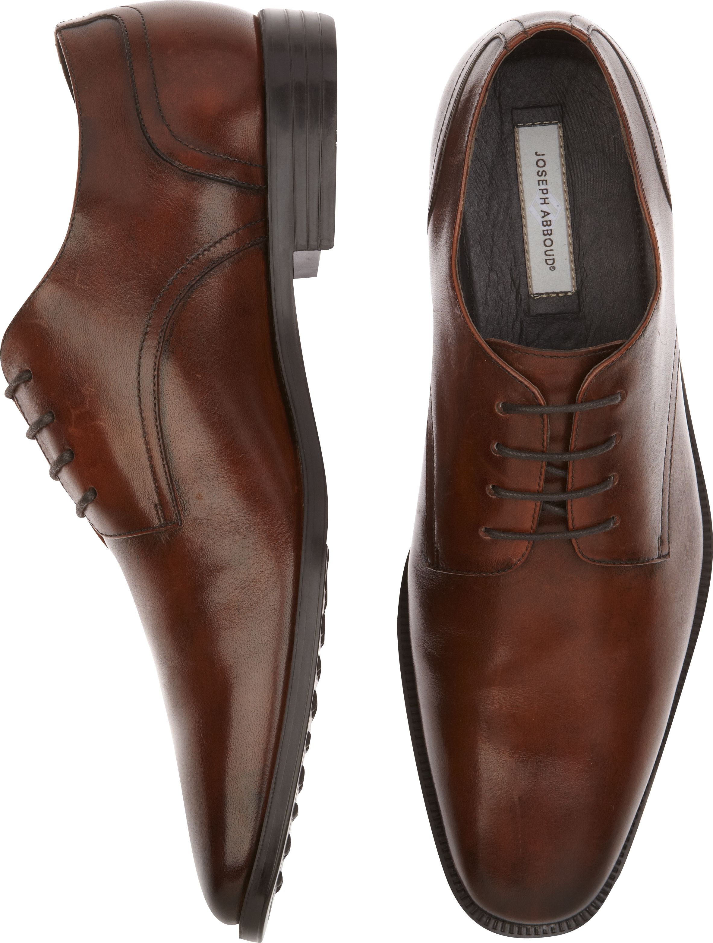 Joseph Abboud Bennett Brown Oxford Lace Ups