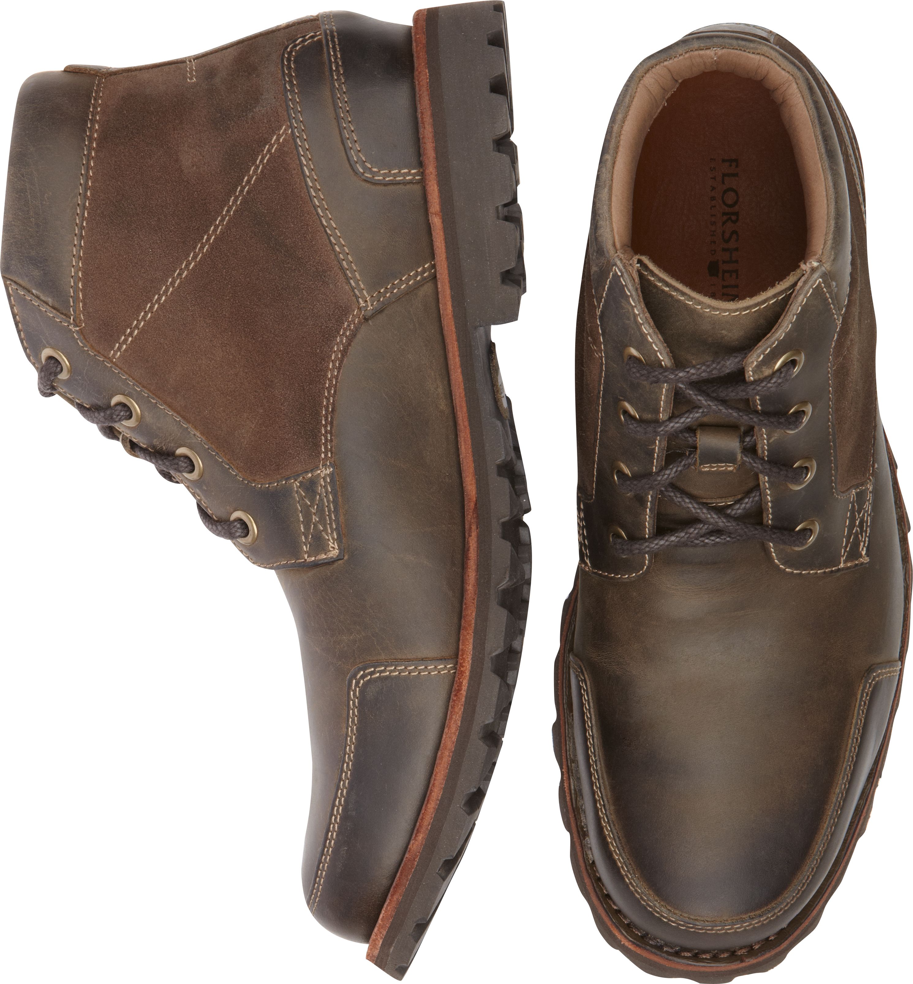 Florsheim Pine Brown Leather Boots