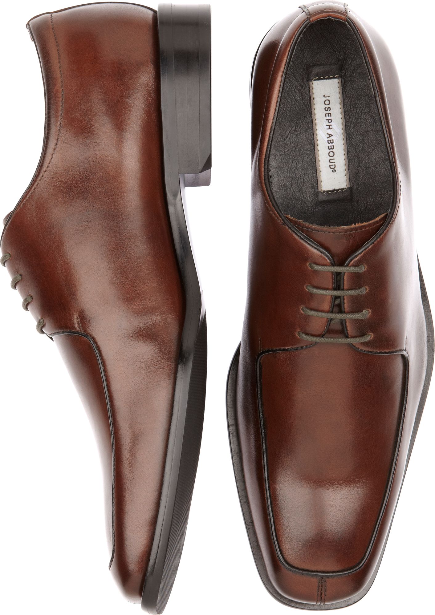 Joseph Abboud Brown Oxford Lace Up Shoes