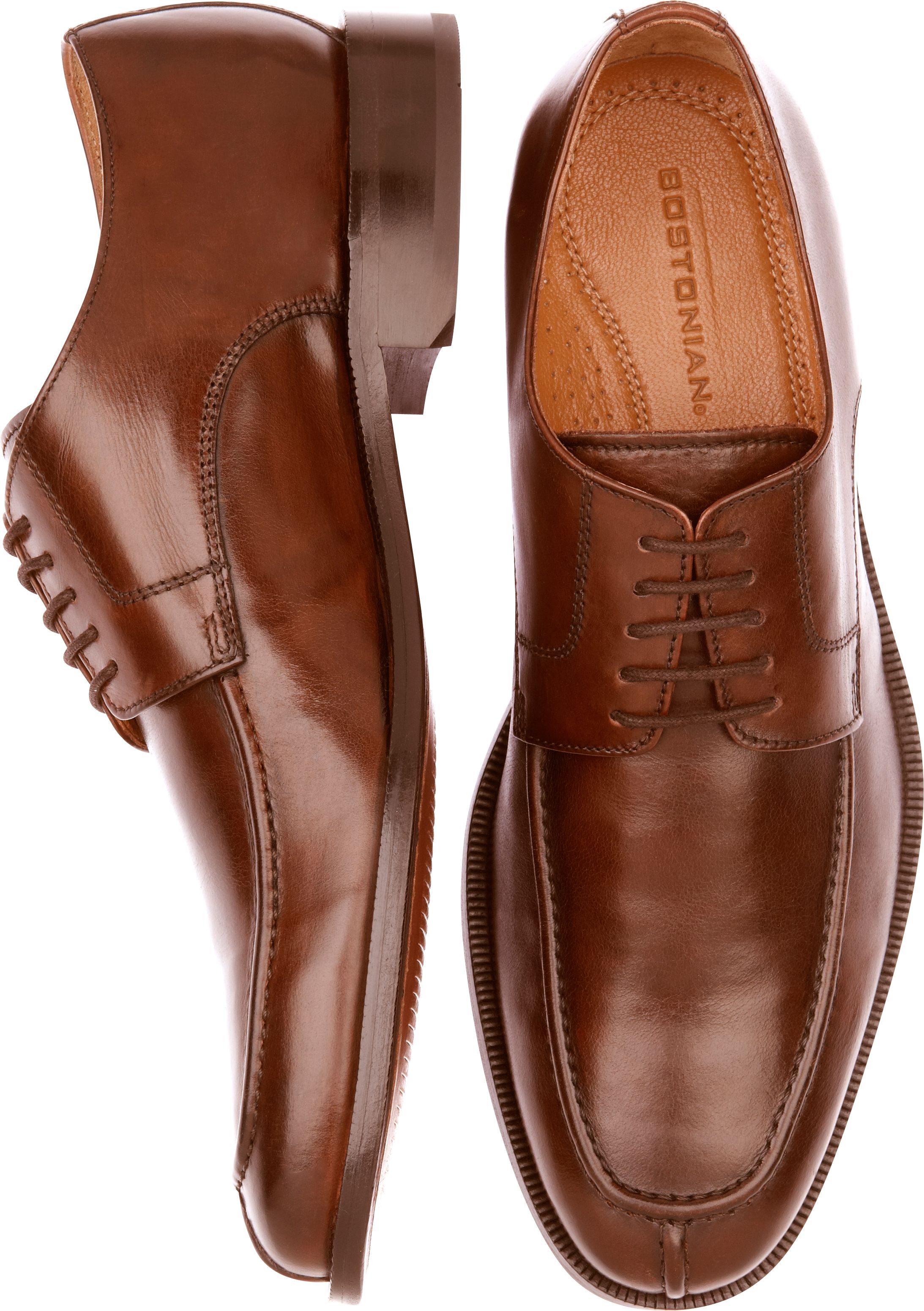 Bostonian Algonquin Brown Blucher Dress Shoes