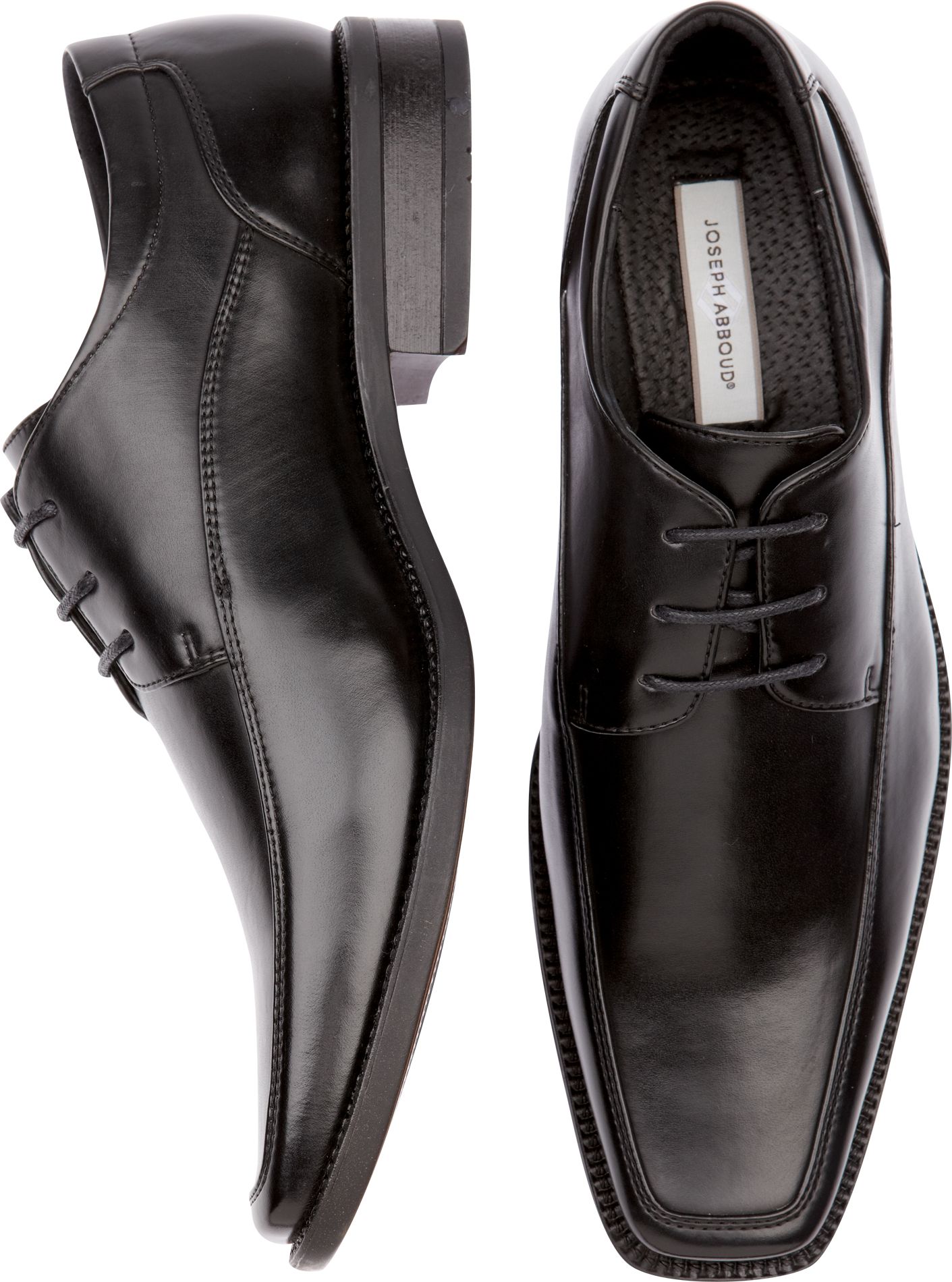 Joseph Abboud Harrison Black Lace-Up Shoes