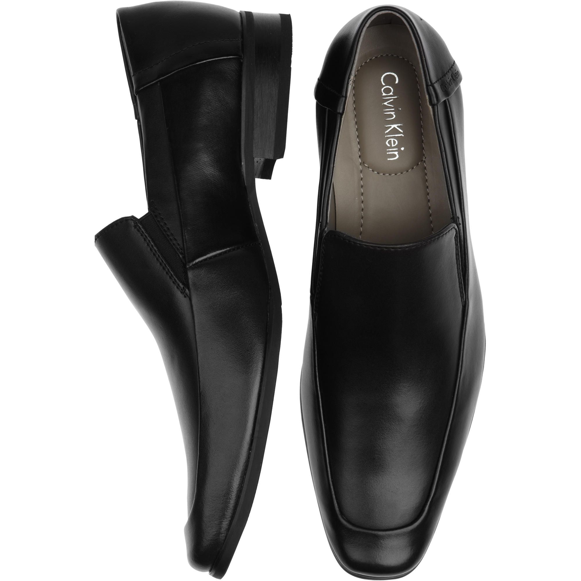 Calvin Klein Brad Black Slip-On Dress Shoes