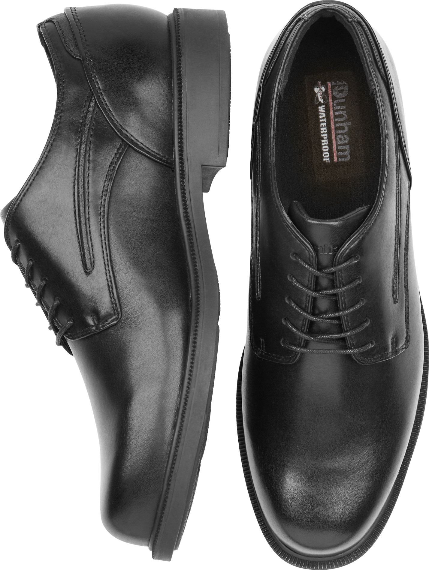 Dunham Burlington Black Lace-Up Shoes