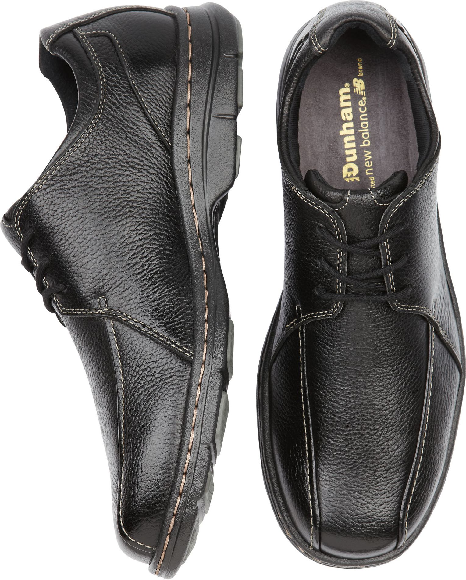Dunham Brookfield Black Lace-Up Shoes