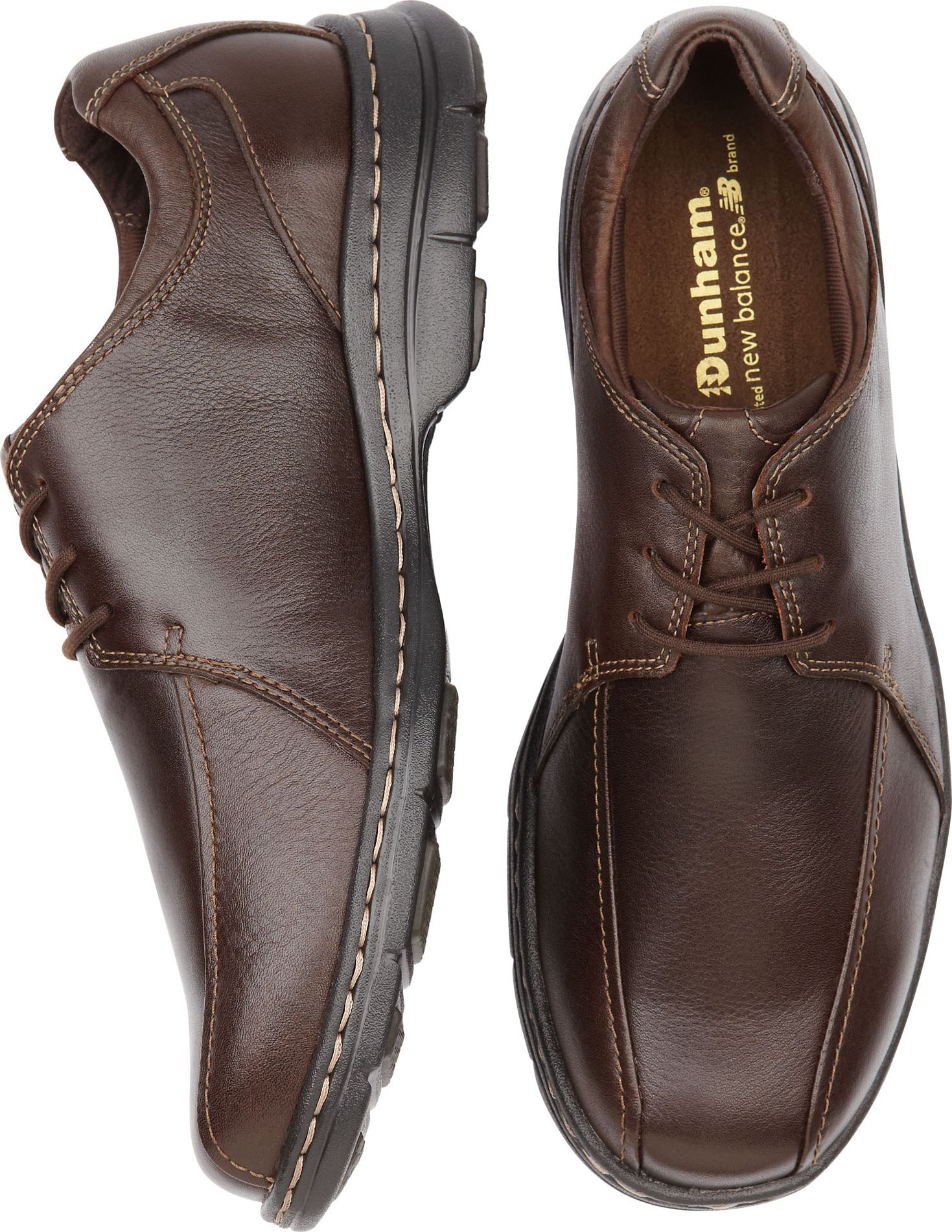 Dunham Brookfield Brown Lace-Up Shoes