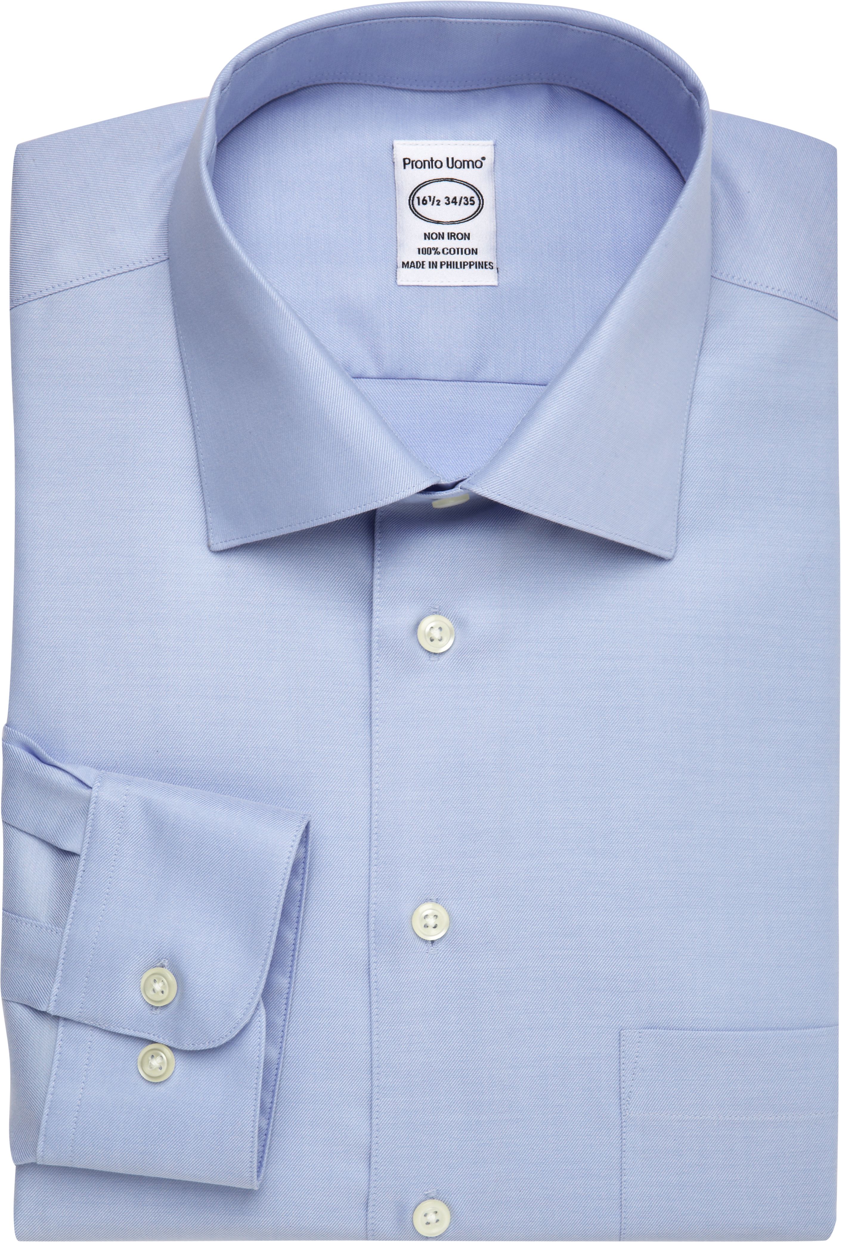 Pronto Uomo Blue Dress Shirt