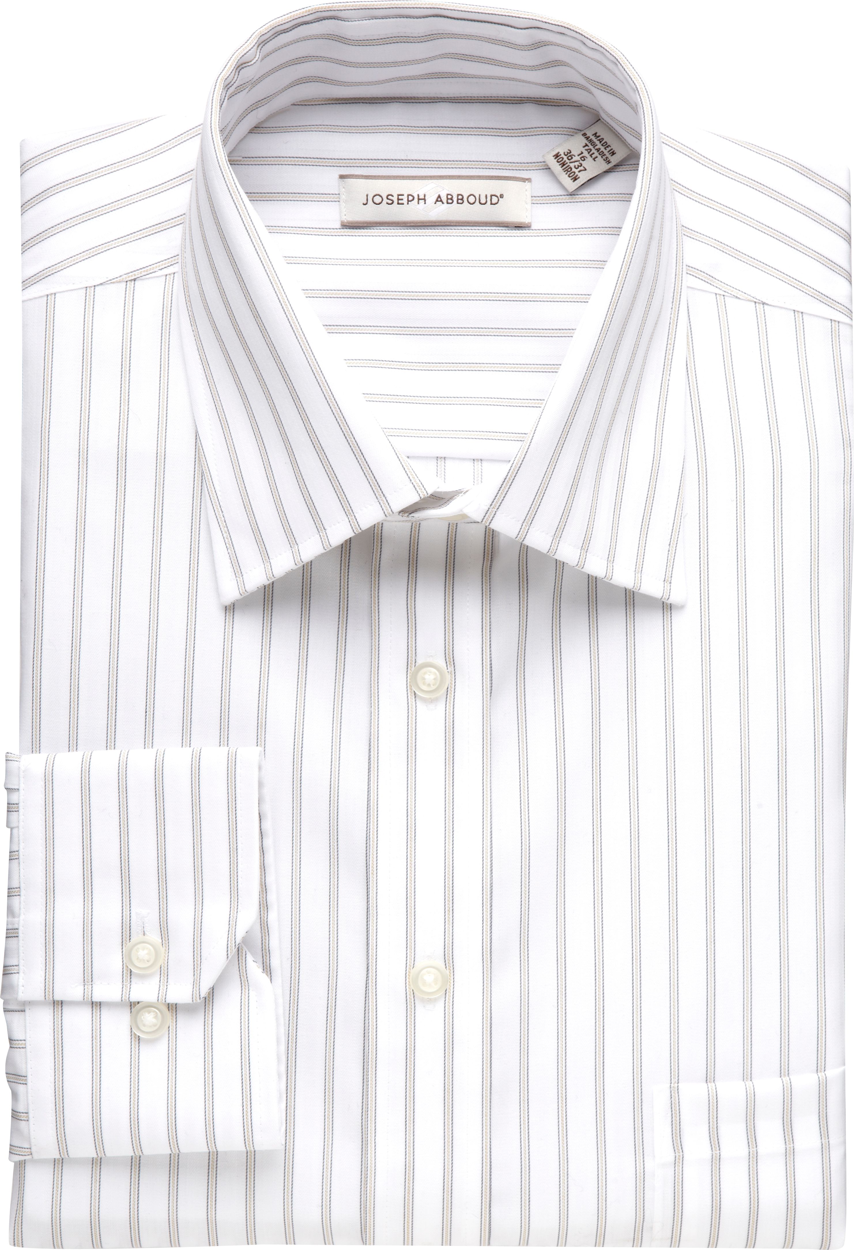 Joseph Abboud Tan Stripe Dress Shirt