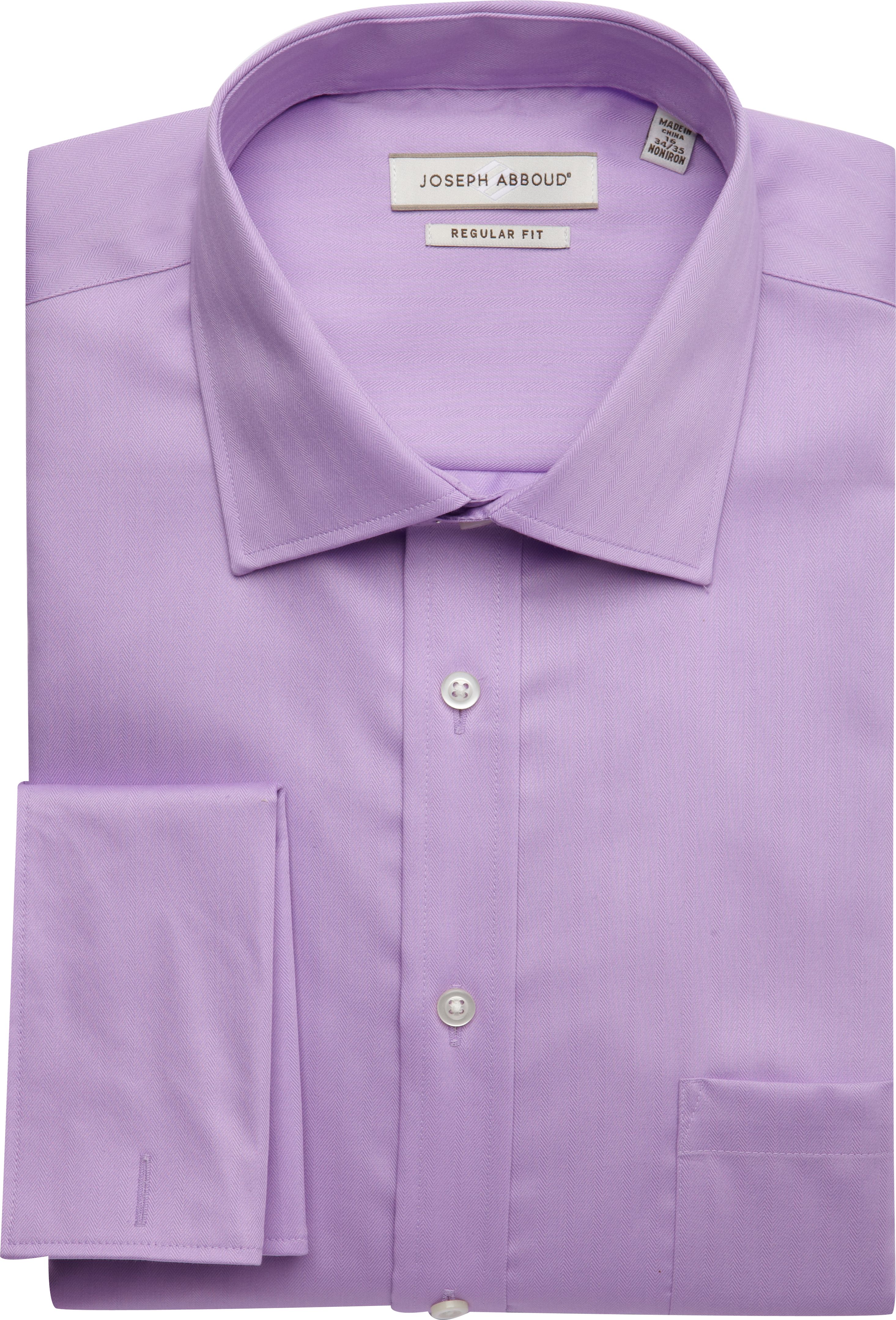 Joseph Abboud Wild Orchid French Cuff Dress Shirt