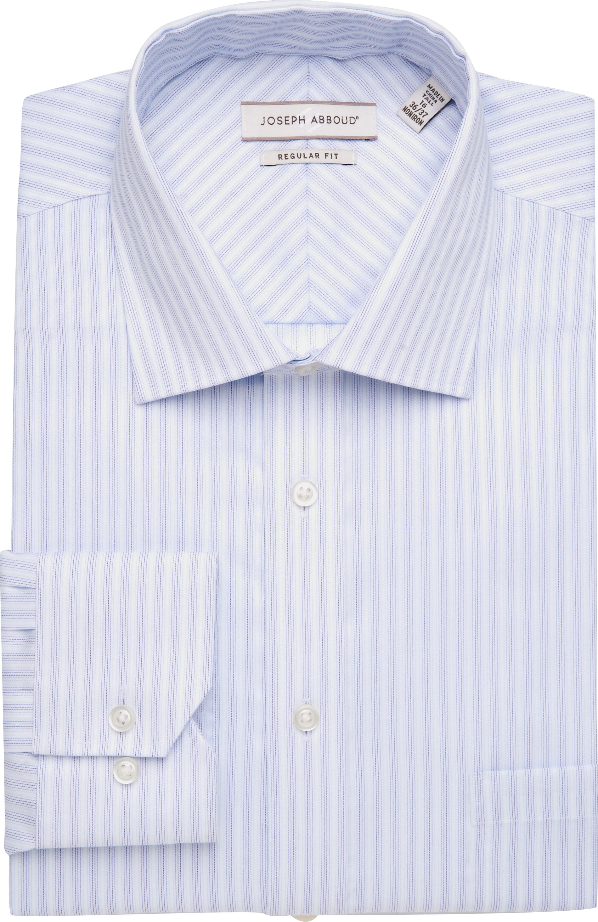 Joseph Abboud Lavender Herringbone Stripe Dress Shirt