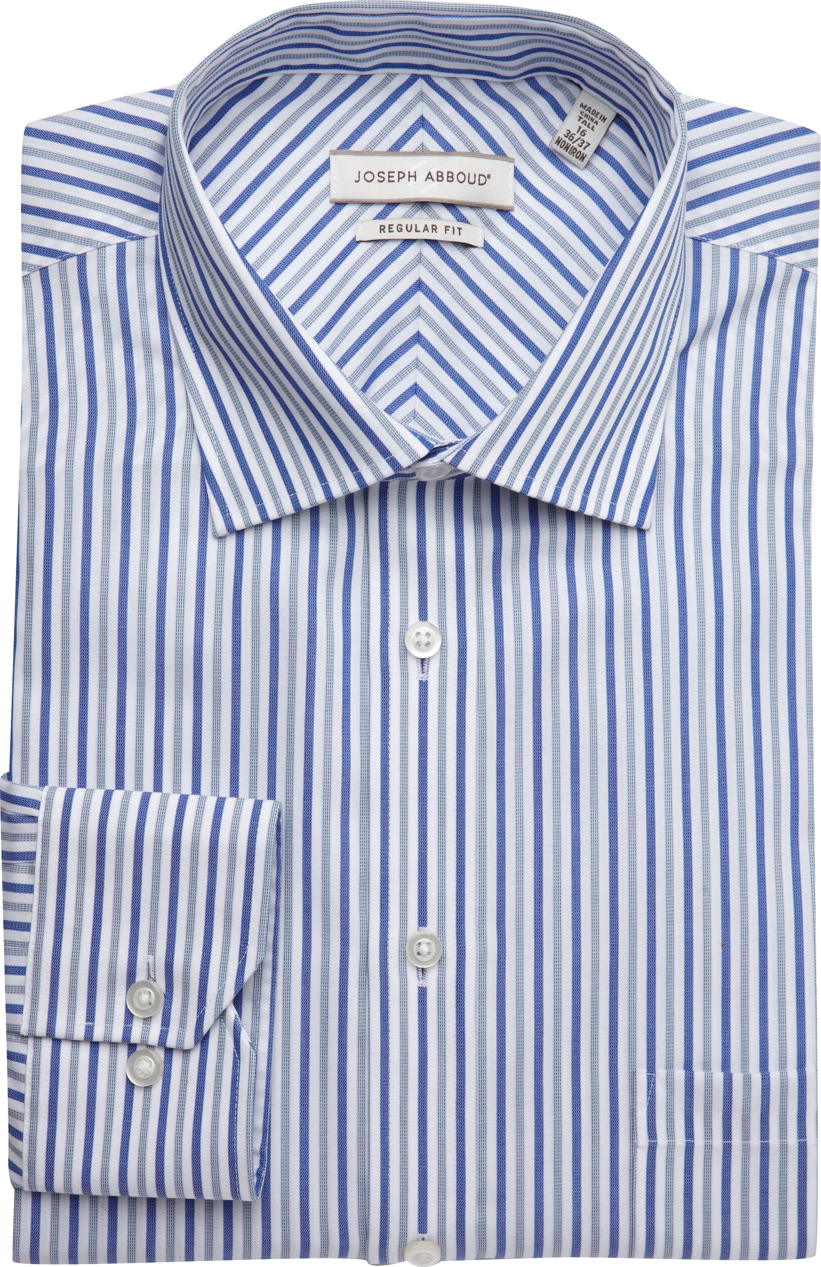 Joseph Abboud Blue Stripe Dress Shirt