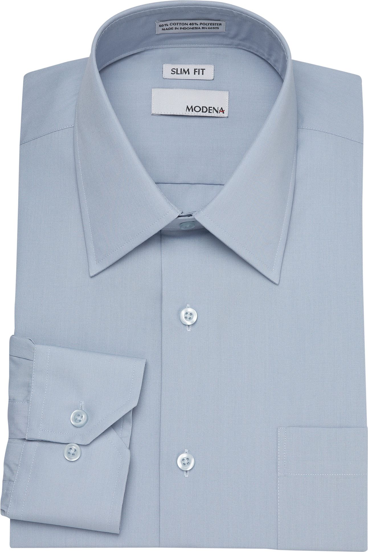 Modena Light Blue Slim Fit Dress Shirt