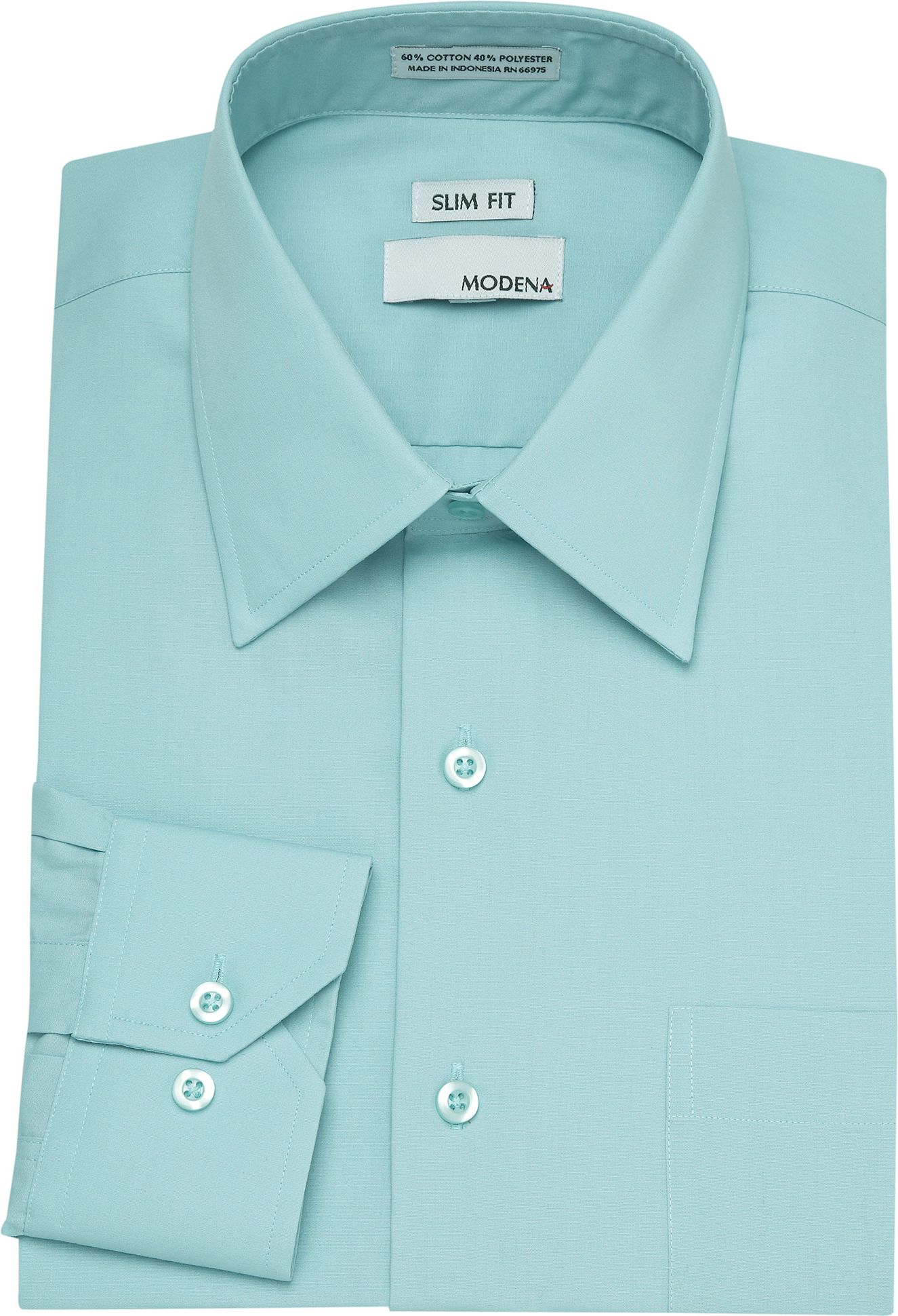 Modena Seafoam Slim Fit Dress Shirt