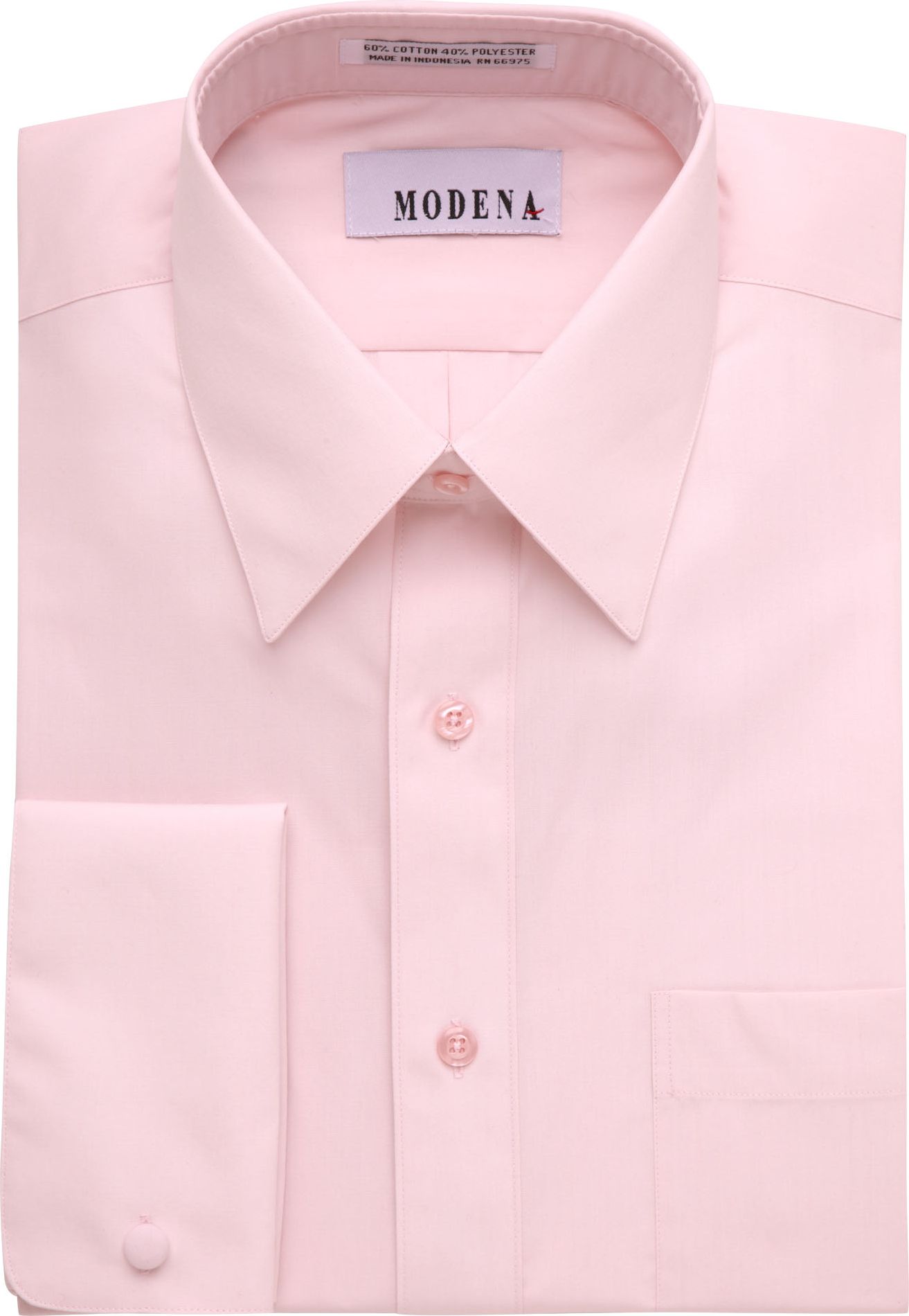 Modena Pink French Cuff Dress Shirt