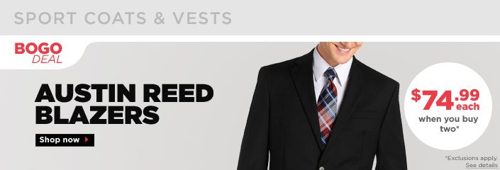Sport Coats & Vests Landing Page