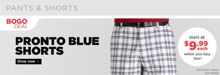 Pants & Shorts Landing Page