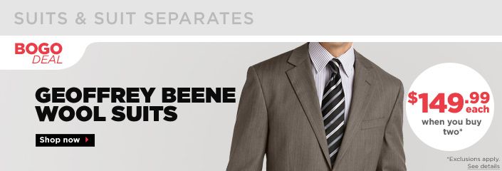 Suits & Suit Separates Landing Page