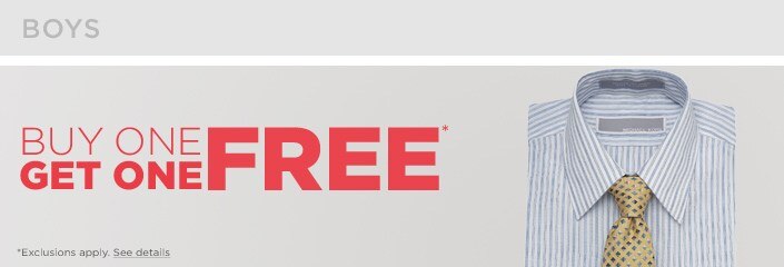 Boys Landing Page 5/11 thru 6/17 BOGO FREE