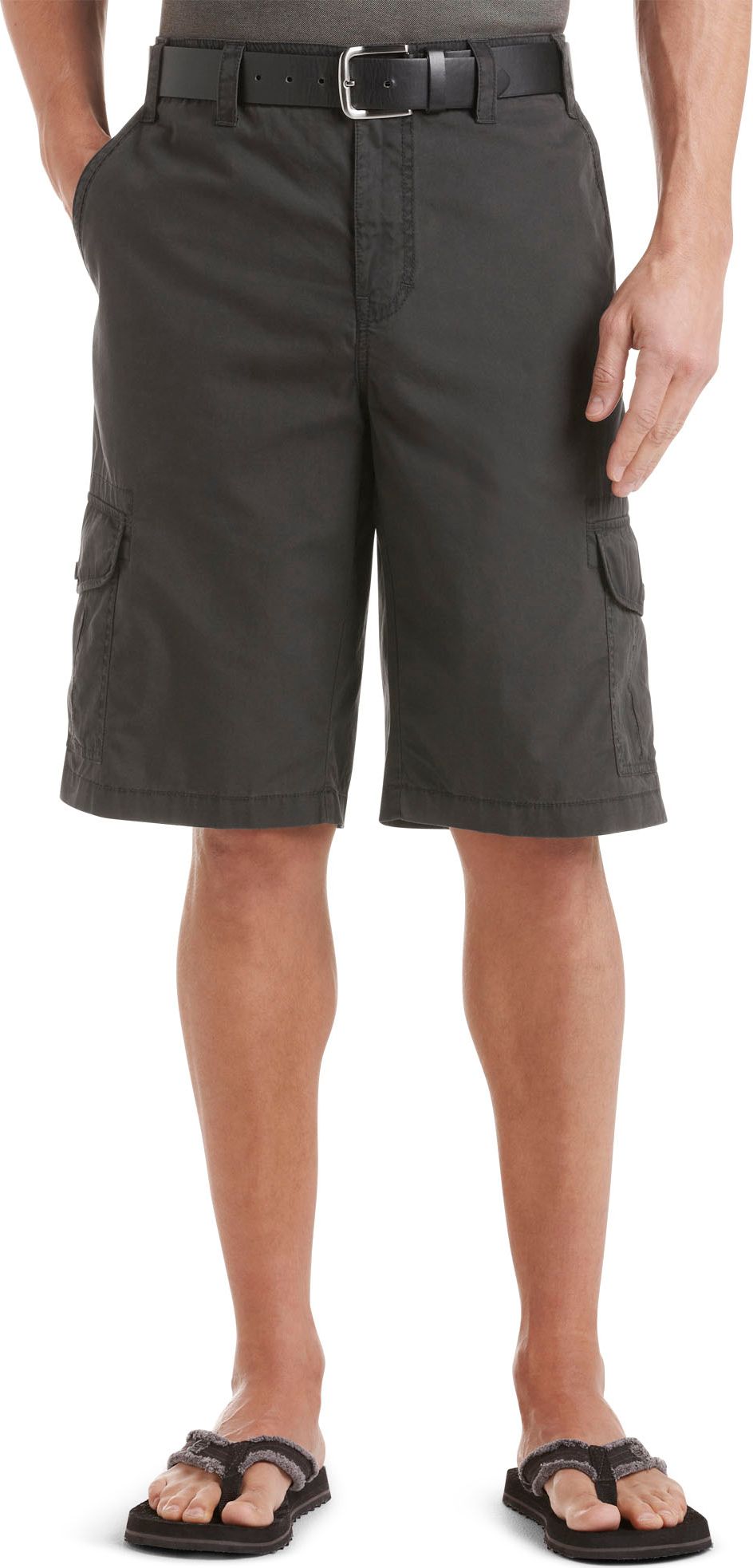 Pronto Blue Cargo Shorts, Charcoal
