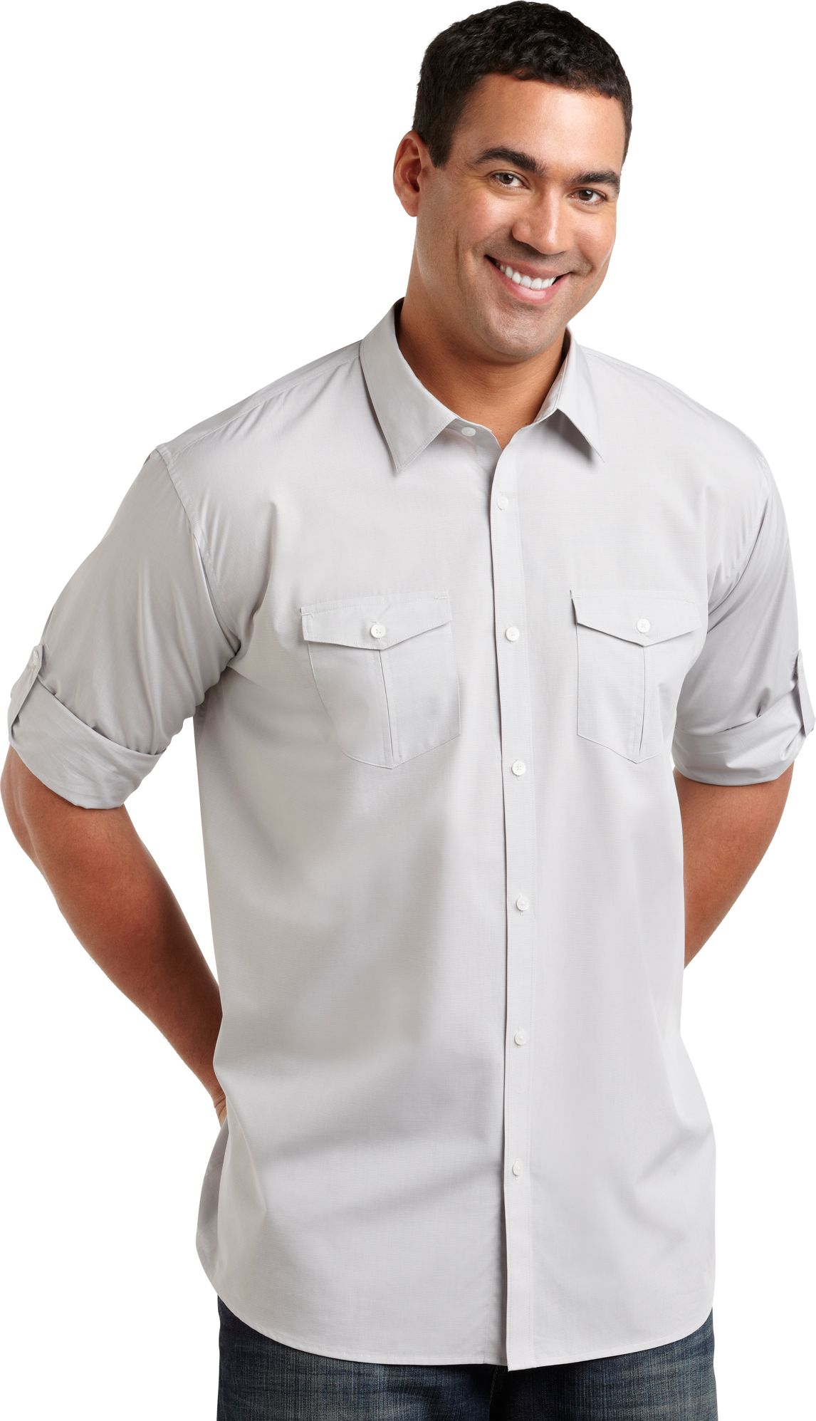 Calvin Klein Light Gray Sport Shirt