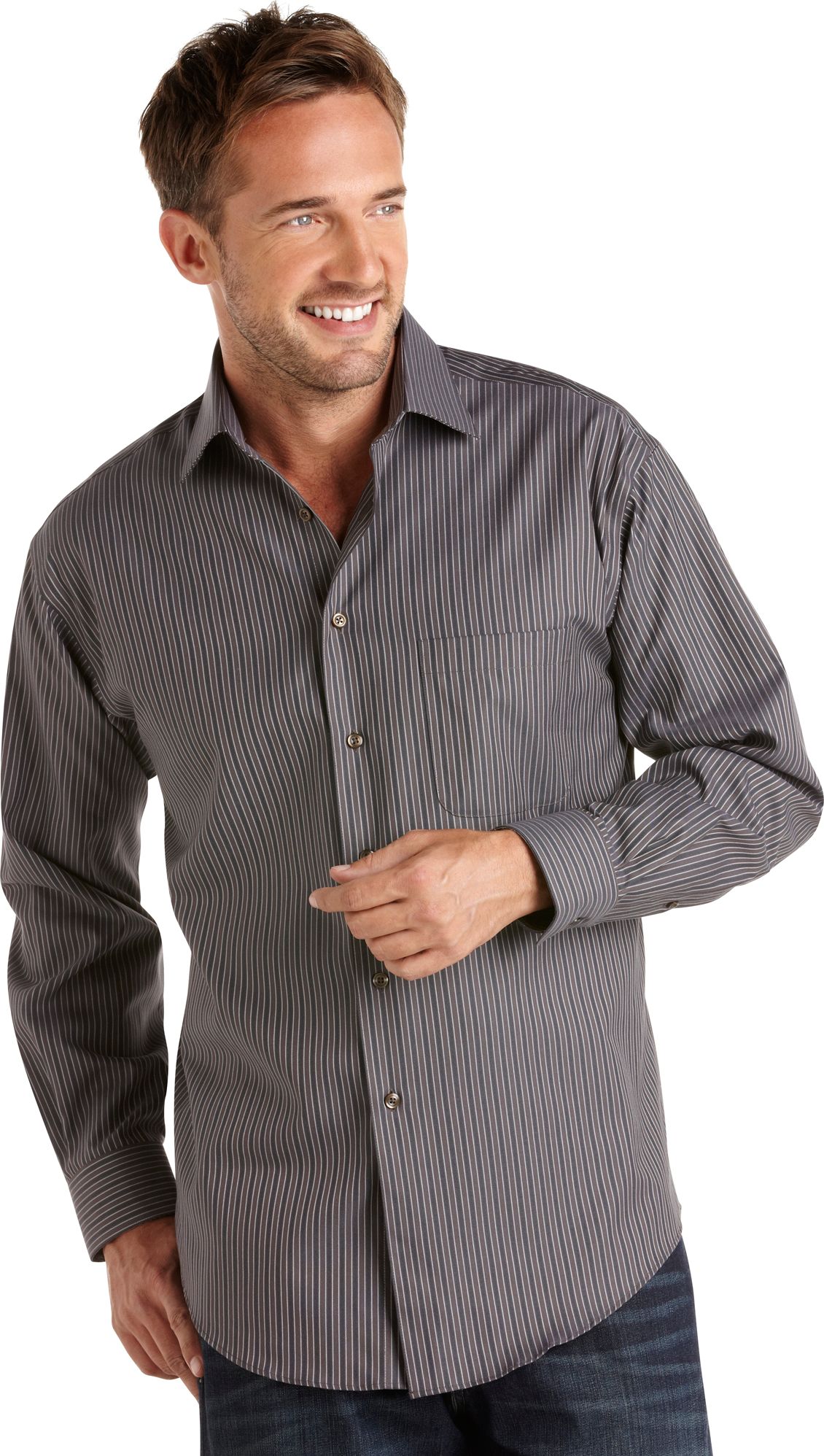 Pronto Uomo Purple Multistripe Shirt